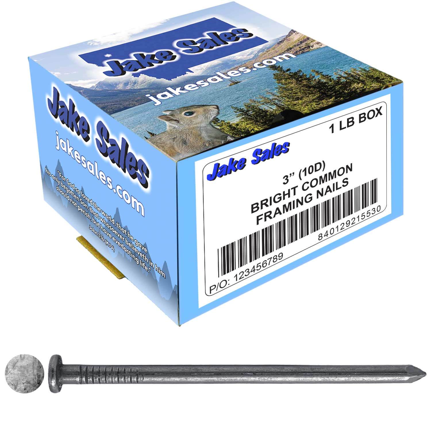 Bright Common Framing Nails - Heavy-Duty Fastener Designed for Interior Construction Applications - Uncoated Carbon Steel with Smooth Shank - Load Bearing Strength - Image 29