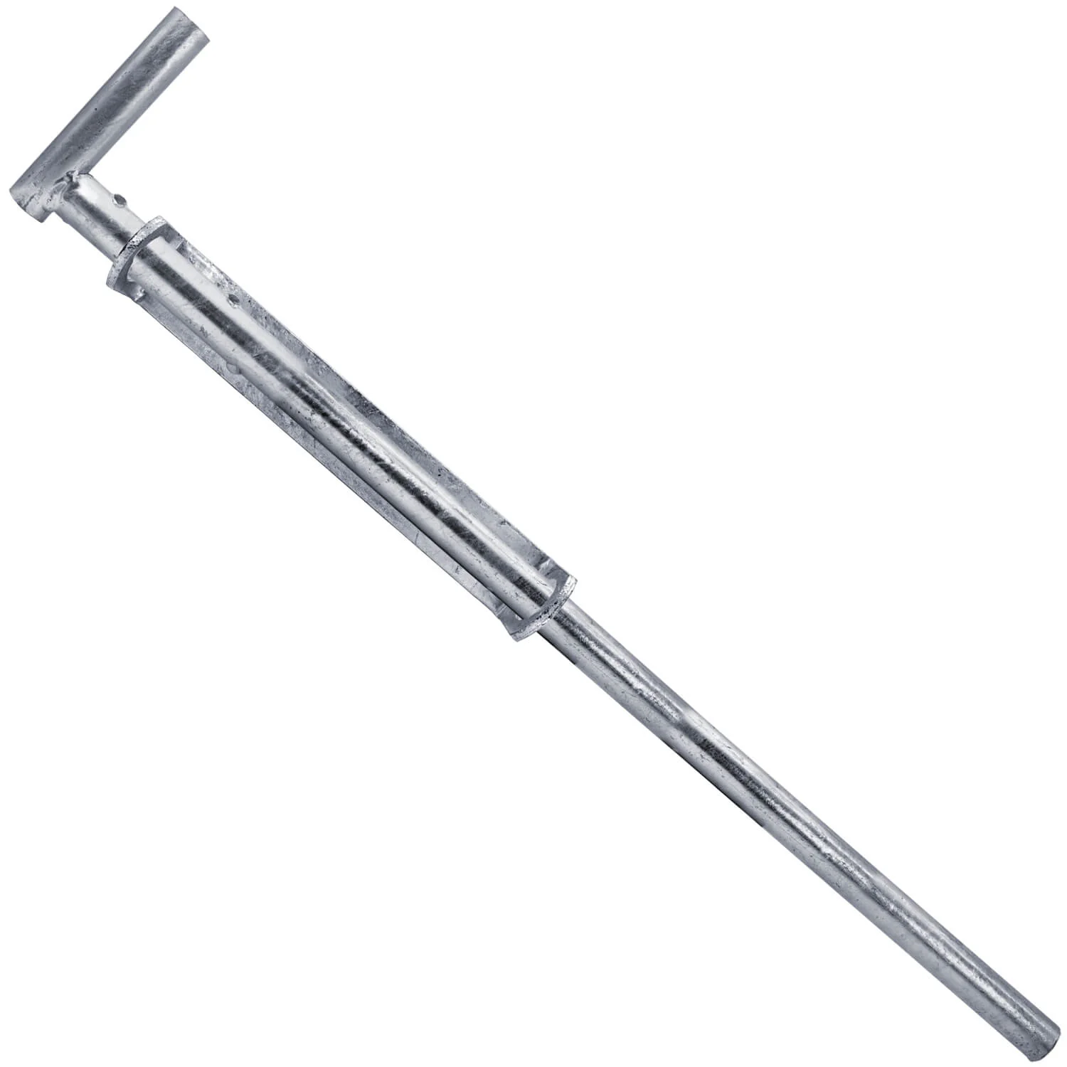 Chain Link 26" Drop Rod - Heavy Duty Gate and Dumpster Drop Rod Bar With Guide (Galvanized Steel) - Image 7