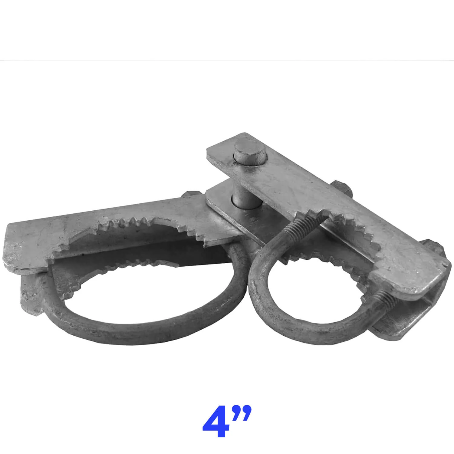 Chain Link Fence 180 Degree Commercial Duty Gate Hinge - Chain Link Post Gate Hinge - Hinge "U" Bolts Included - 1 Hinge Assembly - Image 10