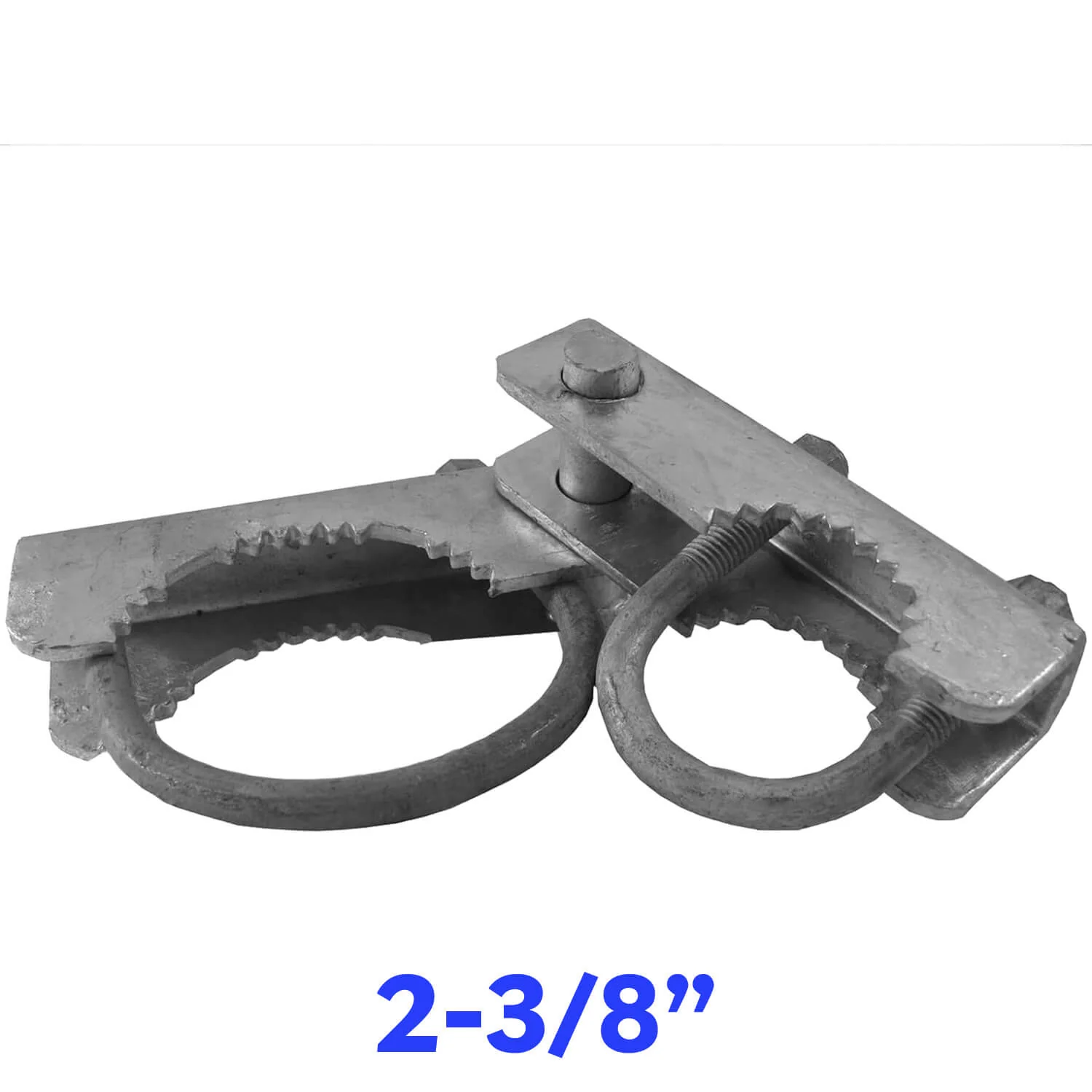 Chain Link Fence 180 Degree Commercial Duty Gate Hinge - Chain Link Post Gate Hinge - Hinge "U" Bolts Included - 1 Hinge Assembly - Image 15