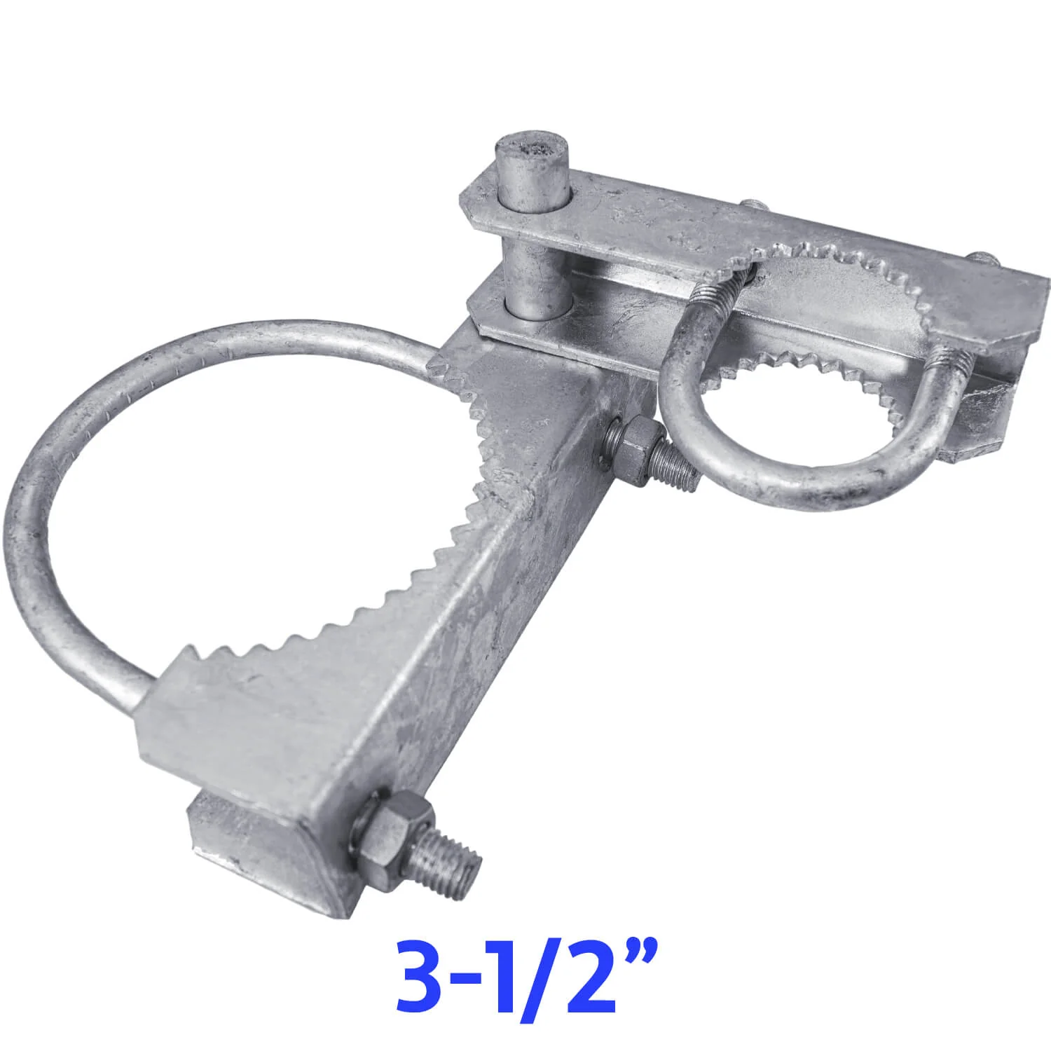 Chain Link Fence 180 Degree Commercial Duty Gate Hinge - Chain Link Post Gate Hinge - Hinge "U" Bolts Included - 1 Hinge Assembly - Image 19