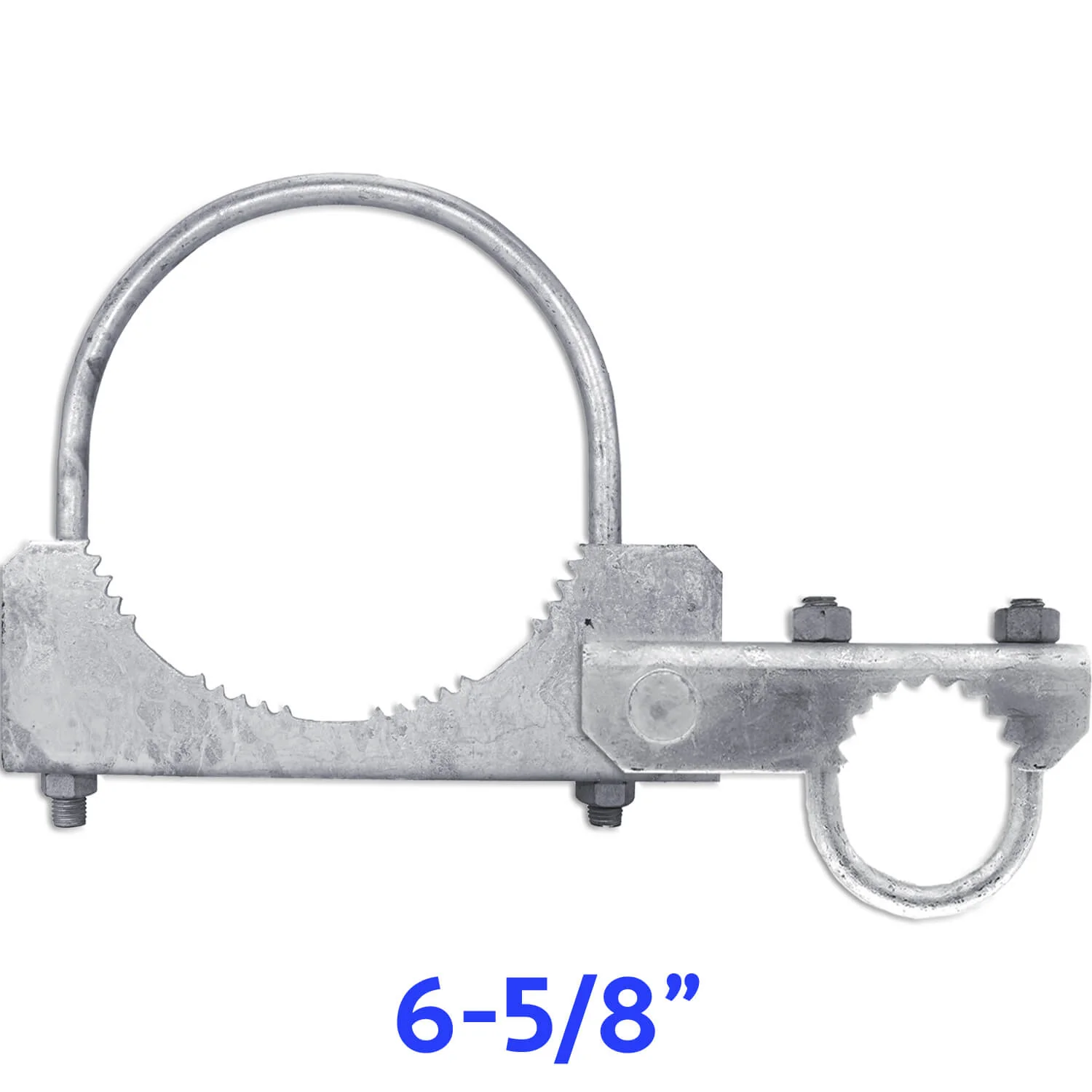 Chain Link Fence 180 Degree Commercial Duty Gate Hinge - Chain Link Post Gate Hinge - Hinge "U" Bolts Included - 1 Hinge Assembly - Image 25