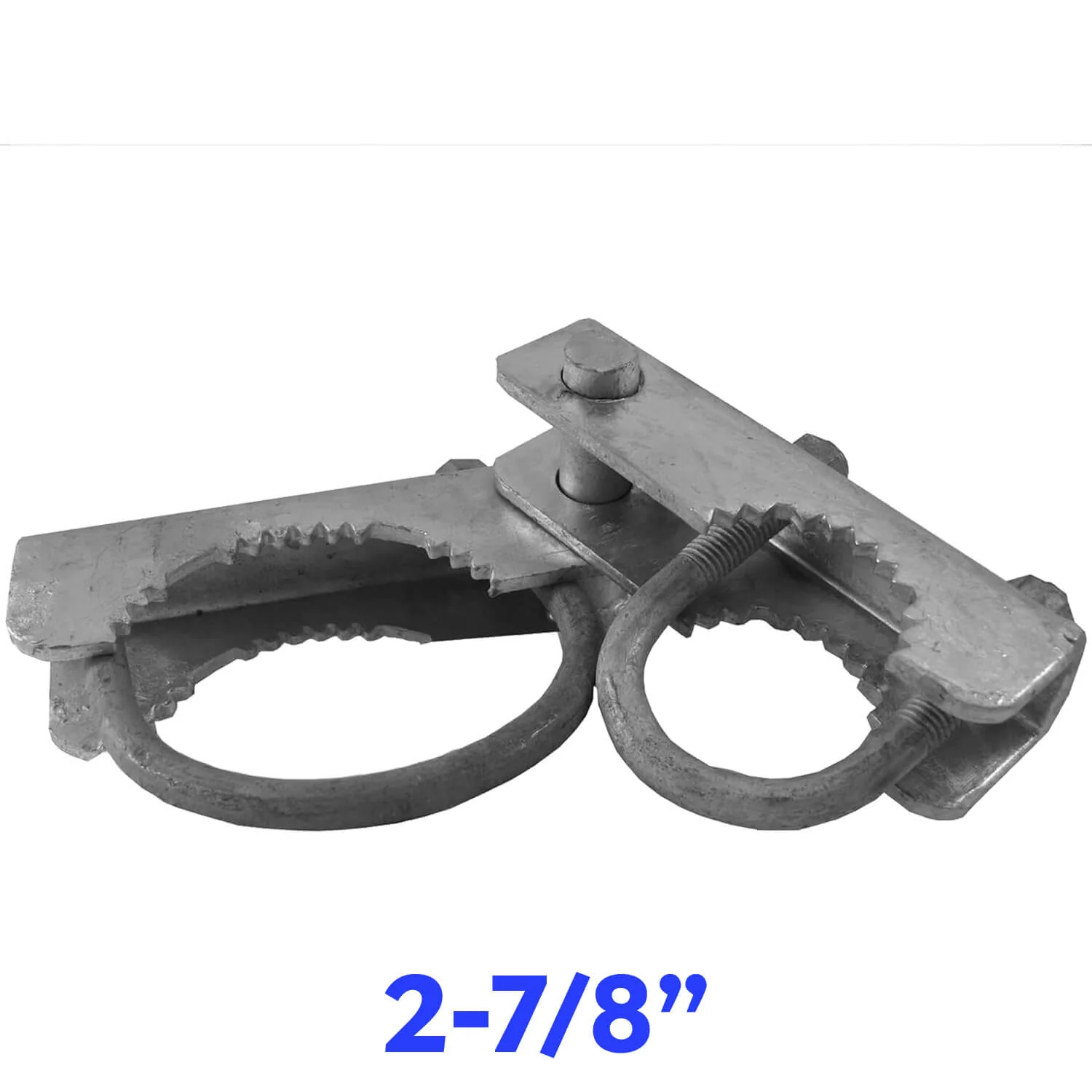Chain Link Fence 180 Degree Commercial Duty Gate Hinge - Chain Link Post Gate Hinge - Hinge "U" Bolts Included - 1 Hinge Assembly - Image 9