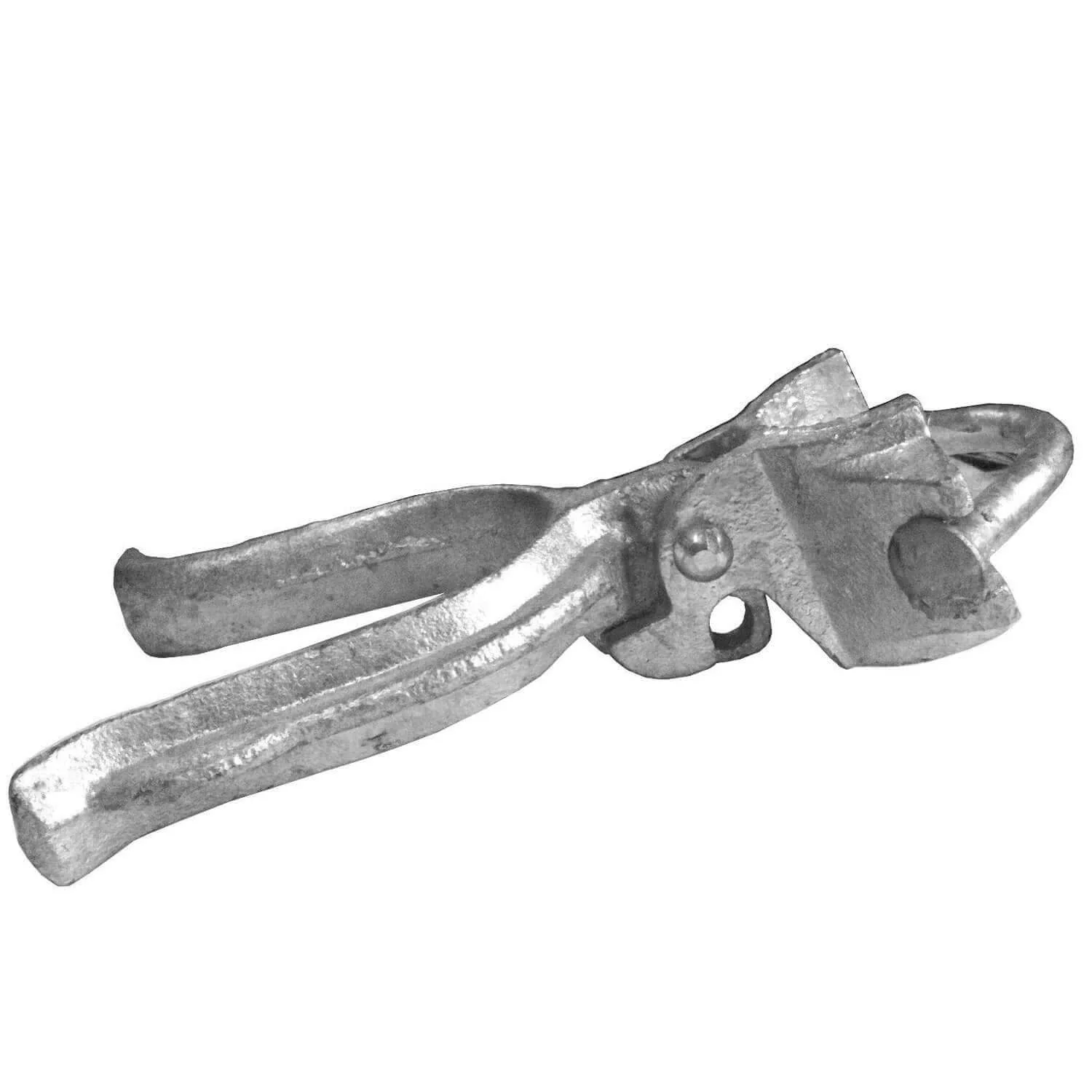 Chain Link Fence Gate Fork Latch - Commercial Heavy Duty - Malleable - Galvanized Gate Latch With Hole for Padlock - Image 5
