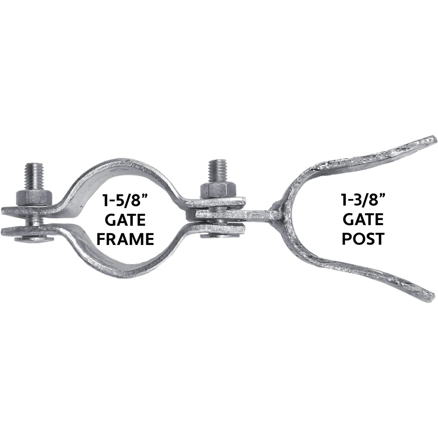Chain Link Fence Gate Fork Latch -  Fence Gate Latch - Galvanized Fence Gate Latch With Hole for Padlock - Image 12
