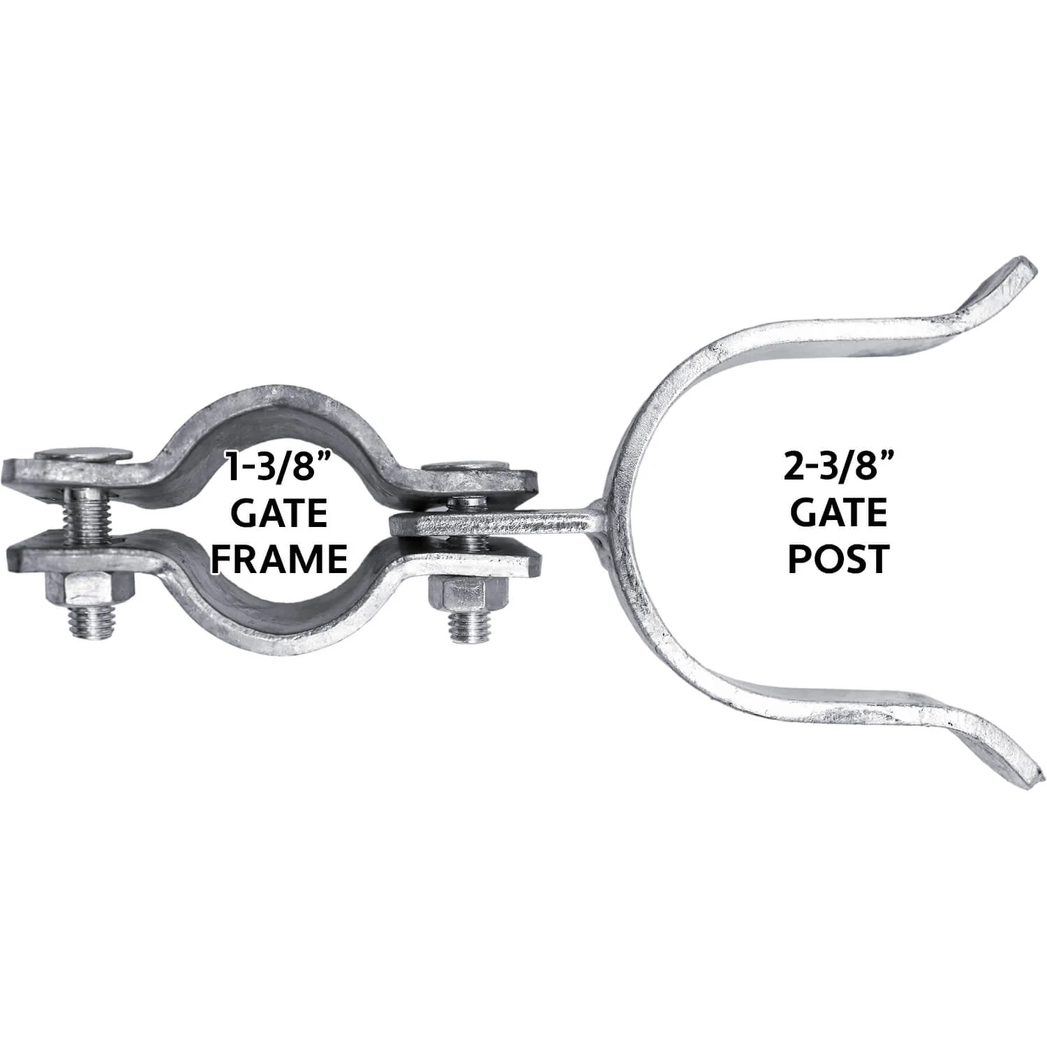 Chain Link Fence Gate Fork Latch -  Fence Gate Latch - Galvanized Fence Gate Latch With Hole for Padlock - Image 28