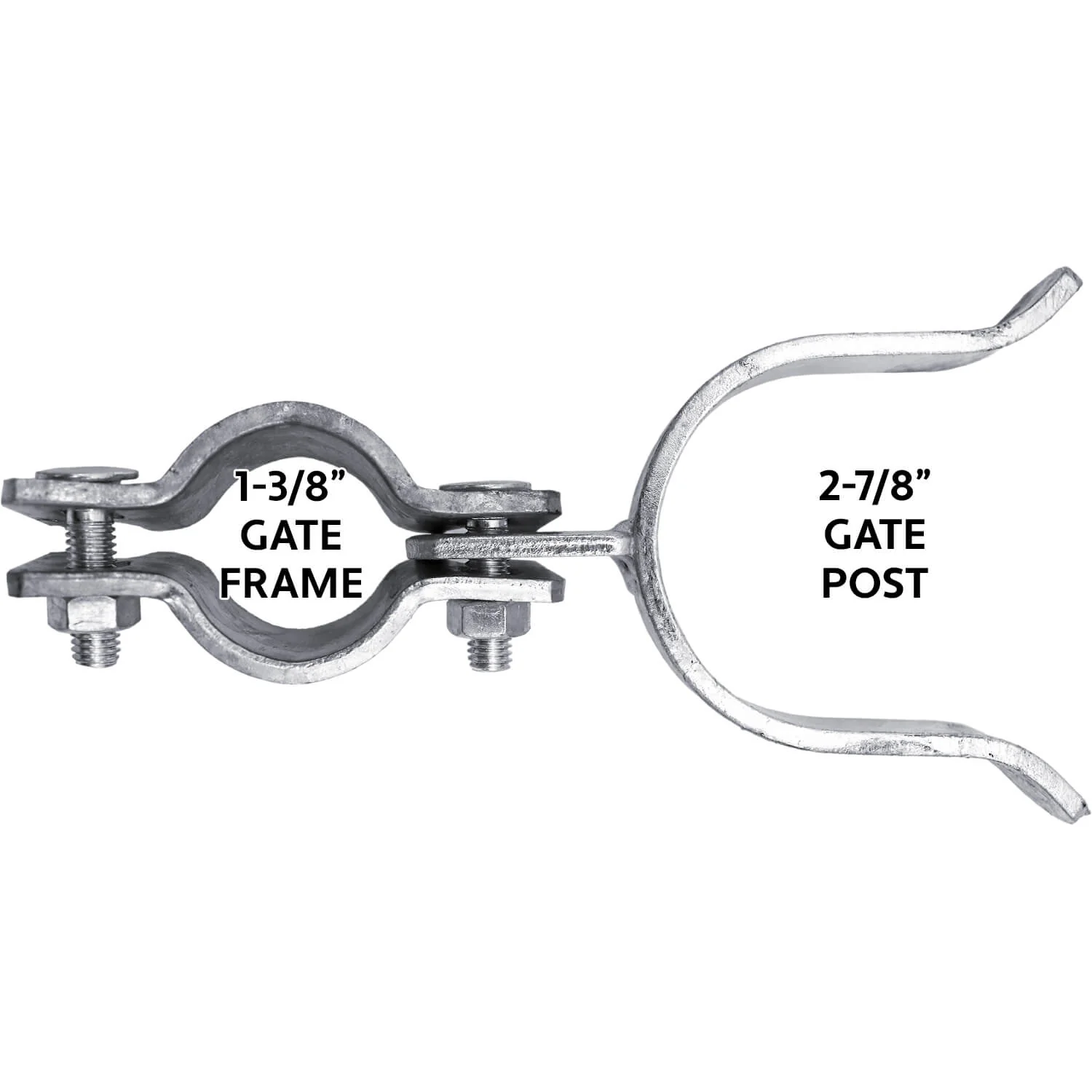 Chain Link Fence Gate Fork Latch -  Fence Gate Latch - Galvanized Fence Gate Latch With Hole for Padlock - Image 31