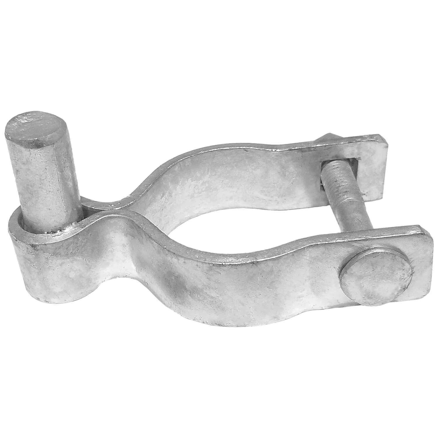 Chain Link Fence Gate Post Hinge - Galvanized - Nut/Bolt Included for Hinge - Image 8