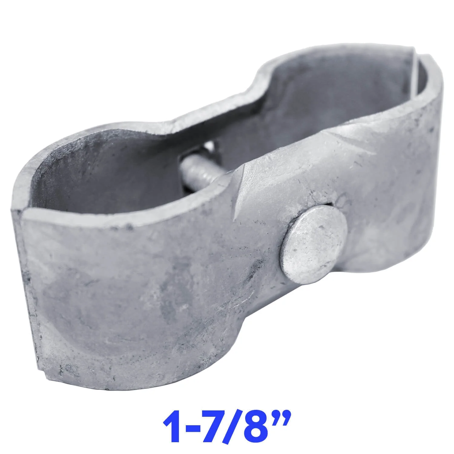 Galvanized Chain Link Fence Panel Clamps with Bolts & Nuts - Saddle Clamps for Dog Kennels & Temporary Fencing - Image 50