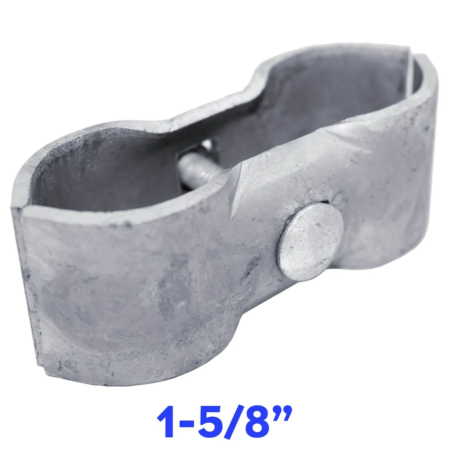Galvanized Chain Link Fence Panel Clamps with Bolts & Nuts - Saddle Clamps for Dog Kennels & Temporary Fencing - Image 51