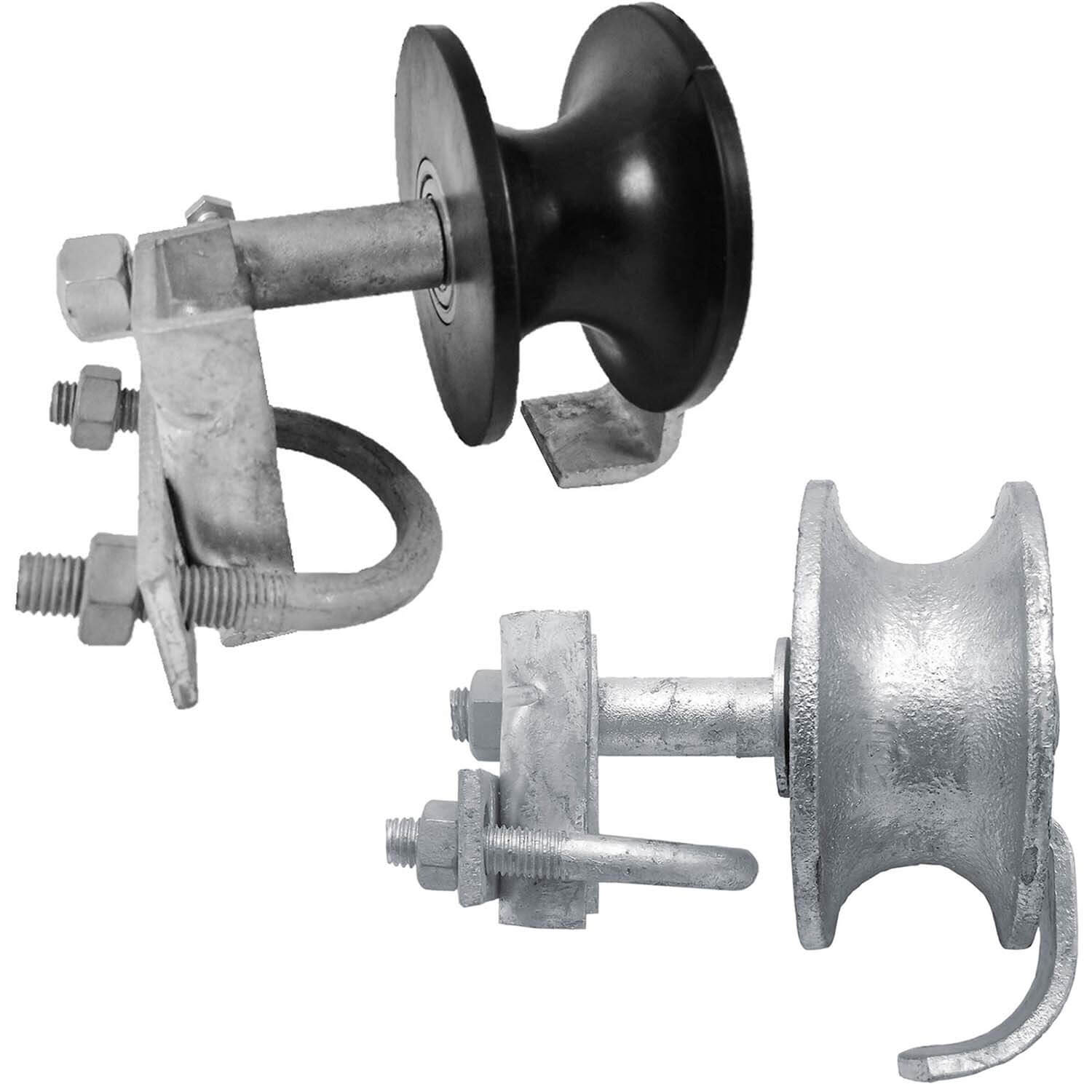 Chain Link Fence Rolling Gate Track Wheel Roller in Steel and Nylon Versions - Image 9