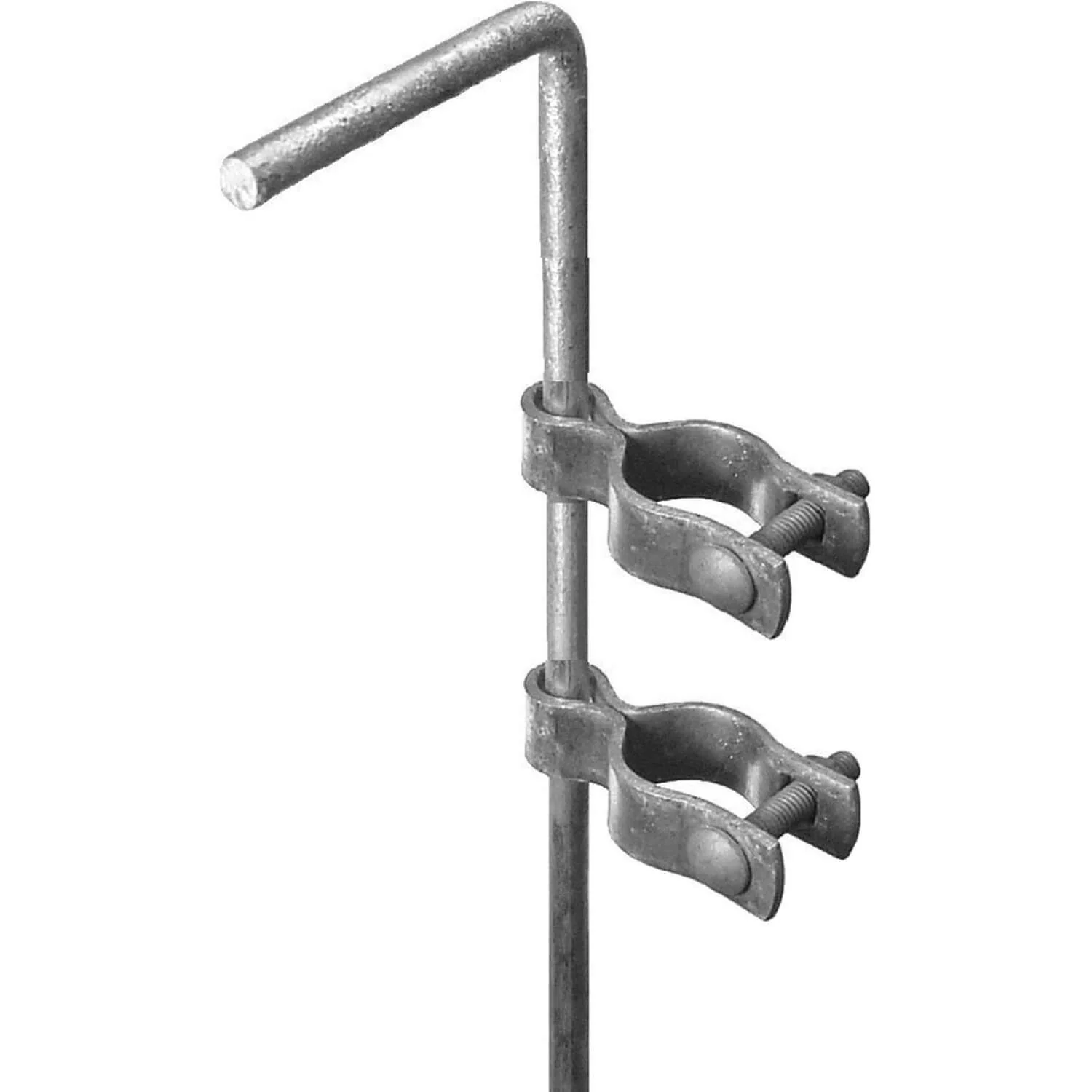 Chain Link Gate Cane Bolt (Single or Double Gate) 1-3/8" X 36" - Image 3