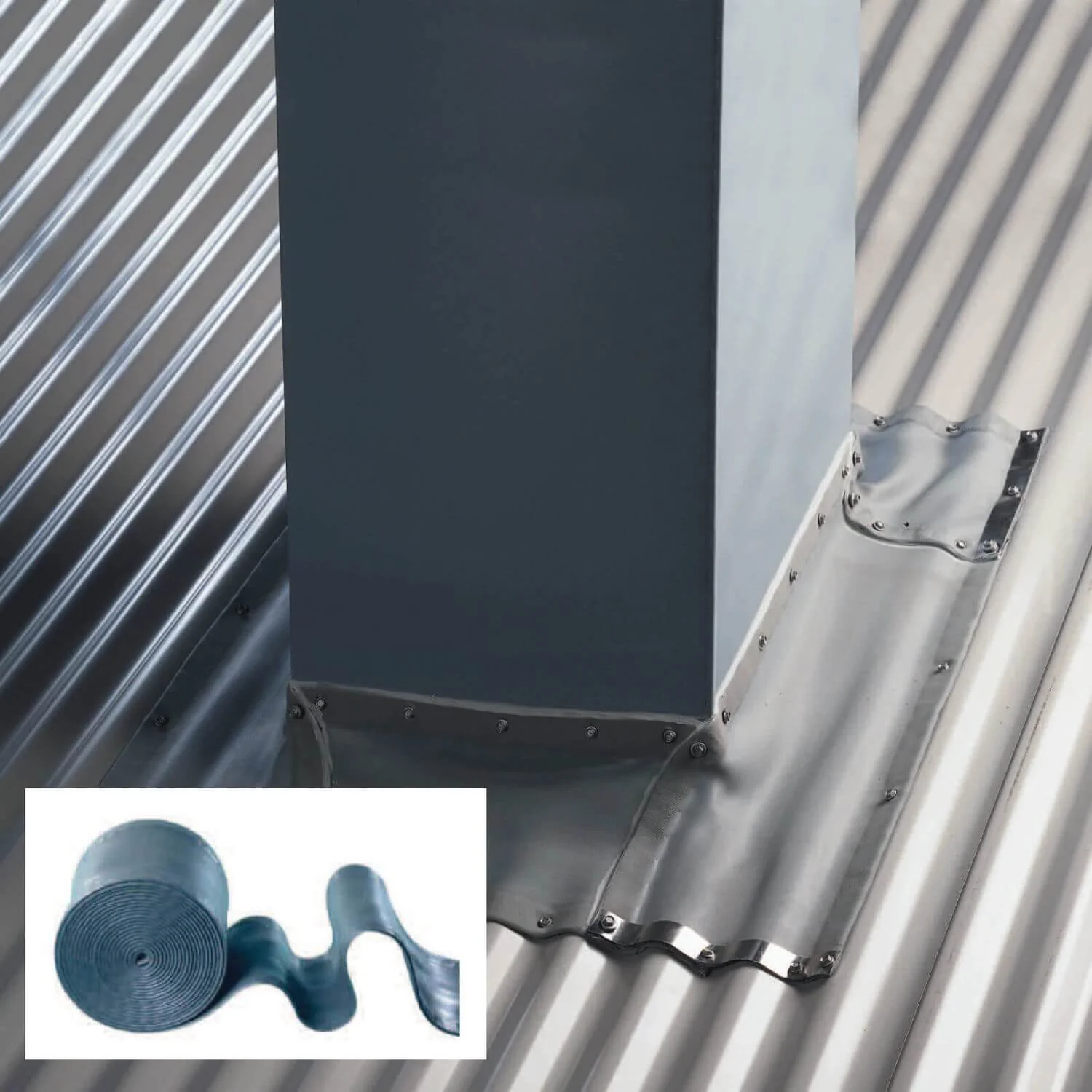 DEKSTRIP FLEXIBLE PIPE FLASHING - EPDM Flexible Pipe Flash Dekstrip(one-size-fits-all)  Roof Jack Pipe Boot onsite adjustable,attaches easily with roof screws - Image 3