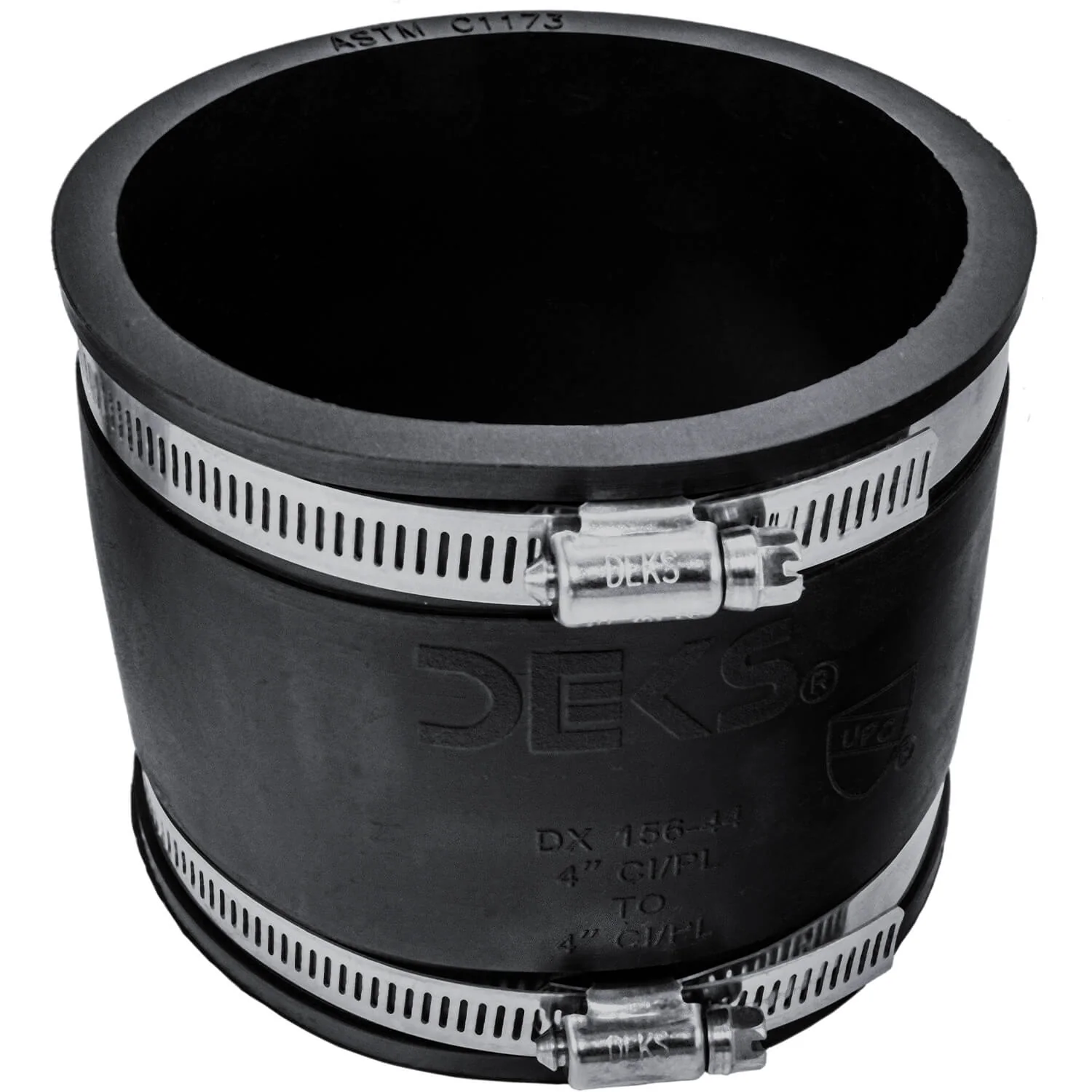 DEKS  Flexible Pipe Coupler - Leak-Proof for Clay, PVC, Copper, and Steel Connections - Image 16