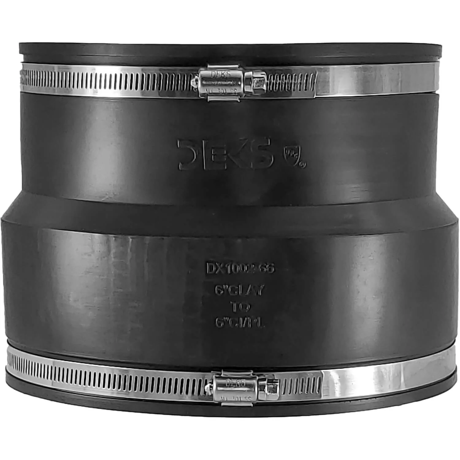 DEKS  Flexible Pipe Coupler - Leak-Proof for Clay, PVC, Copper, and Steel Connections - Image 35