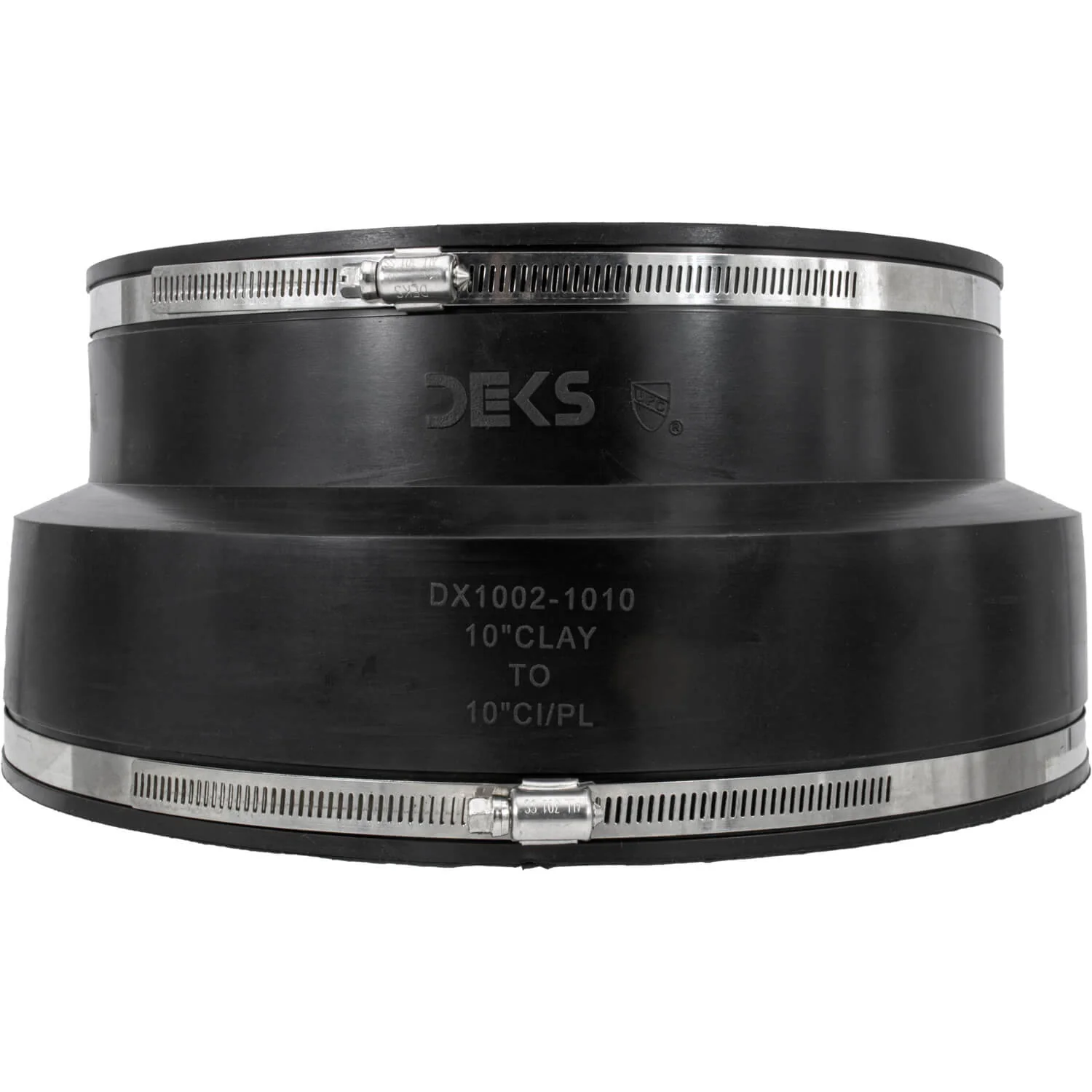 DEKS  Flexible Pipe Coupler - Leak-Proof for Clay, PVC, Copper, and Steel Connections - Image 4