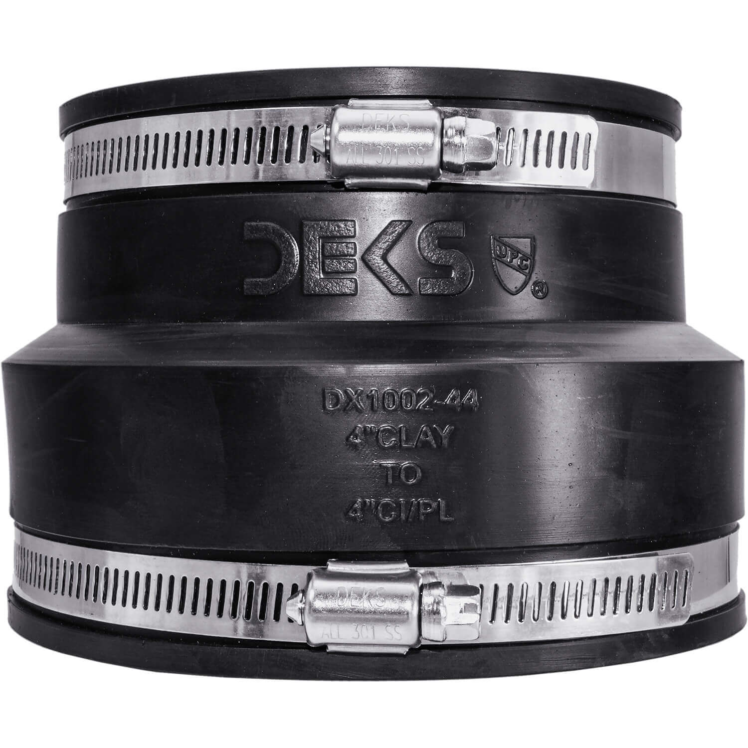 DEKS  Flexible Pipe Coupler - Leak-Proof for Clay, PVC, Copper, and Steel Connections - Image 7