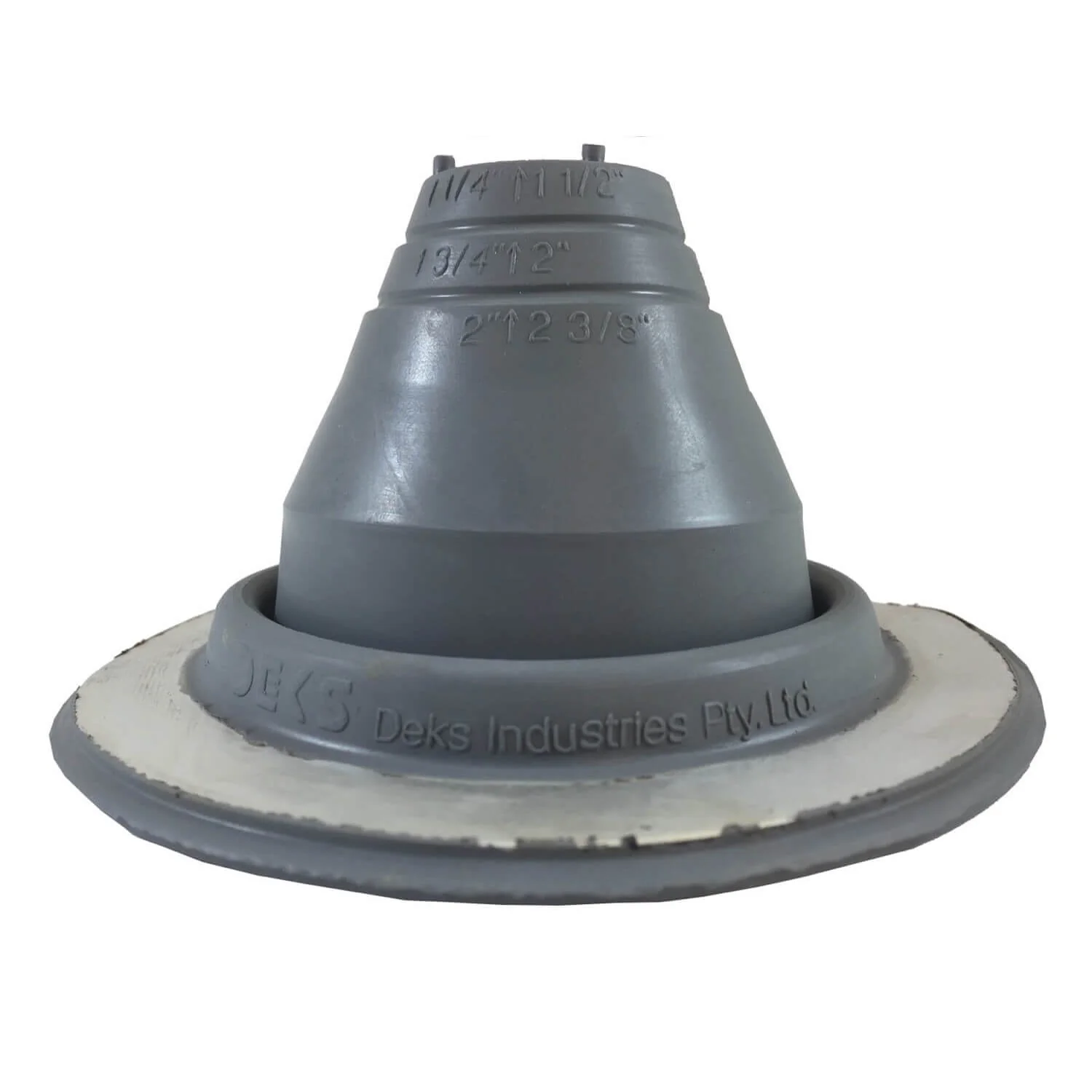 Dektite GRAY EPDM Flexible Round Pipe Flashing - Metal Roof Jack Pipe Boot - Metal Roofing Pipe Flashing - Image 15
