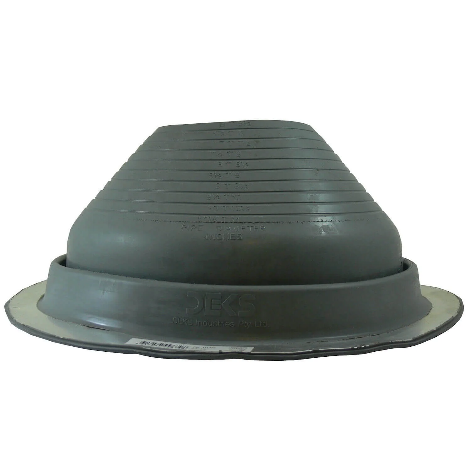 Dektite GRAY EPDM Flexible Round Pipe Flashing - Metal Roof Jack Pipe Boot - Metal Roofing Pipe Flashing - Image 27