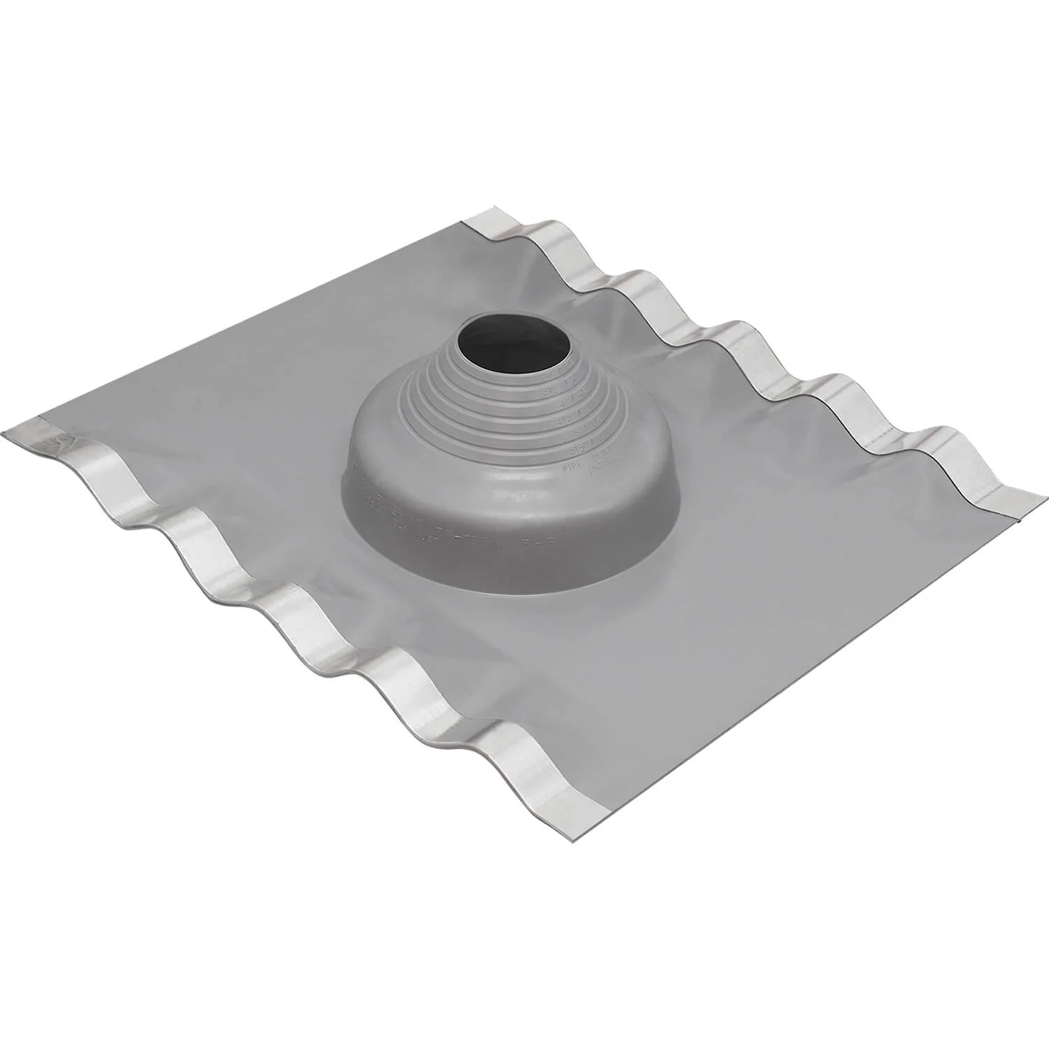 Dektite Low or High Profile R-Panel Roofing. High Temperature and Low Temperature (EPDM) Pipe Flashing For Deep Ribbed Roofing Profiles - Image 24