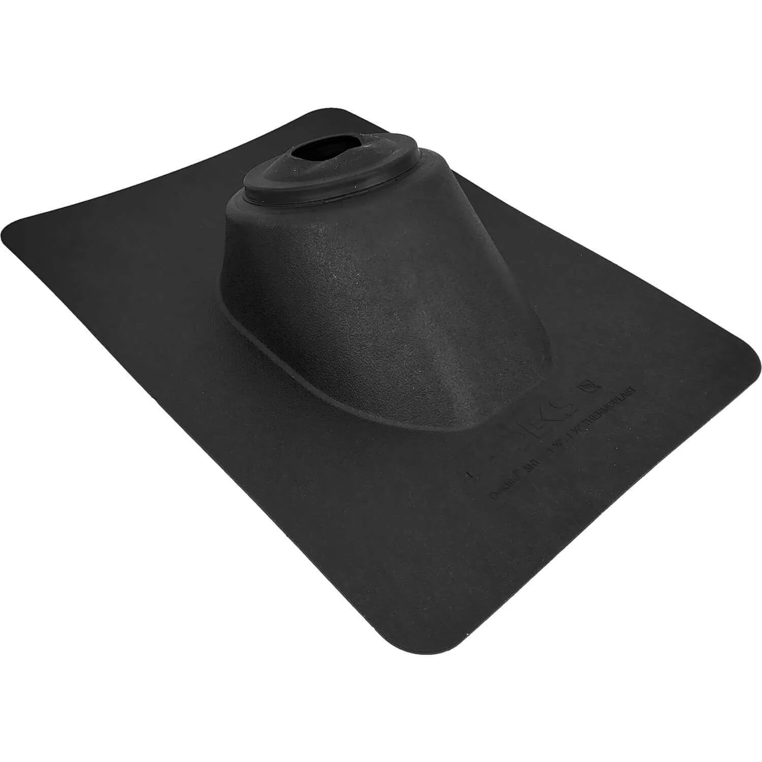 Dektite Pipe Flashing for Shingle Roof Applications. Thermoplastic Hard Base with Elastomer Collar. - Image 3