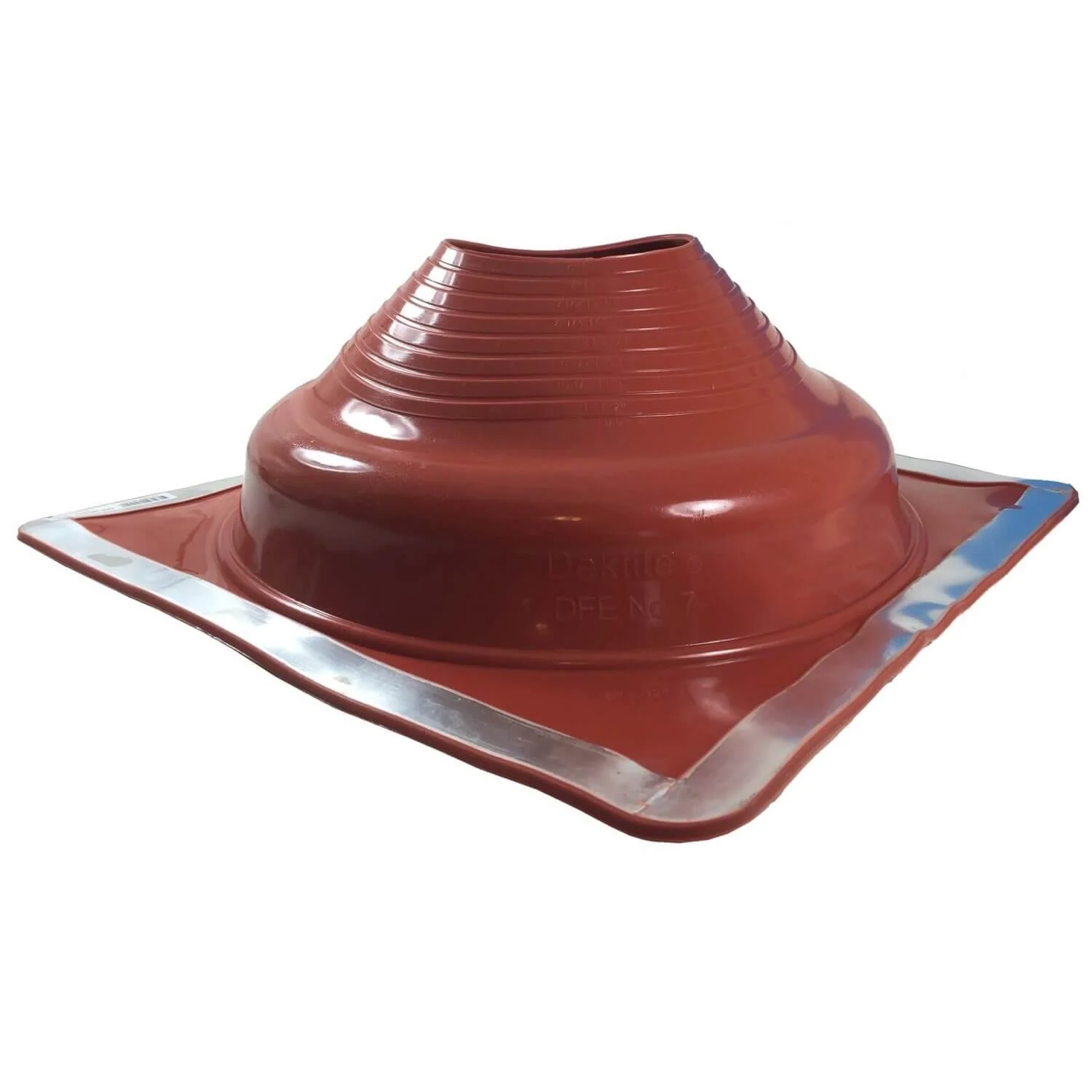 Dektite Red Silicone High-Temp Square-Base Flashing - 392°F Metal Roof Boot - Image 27