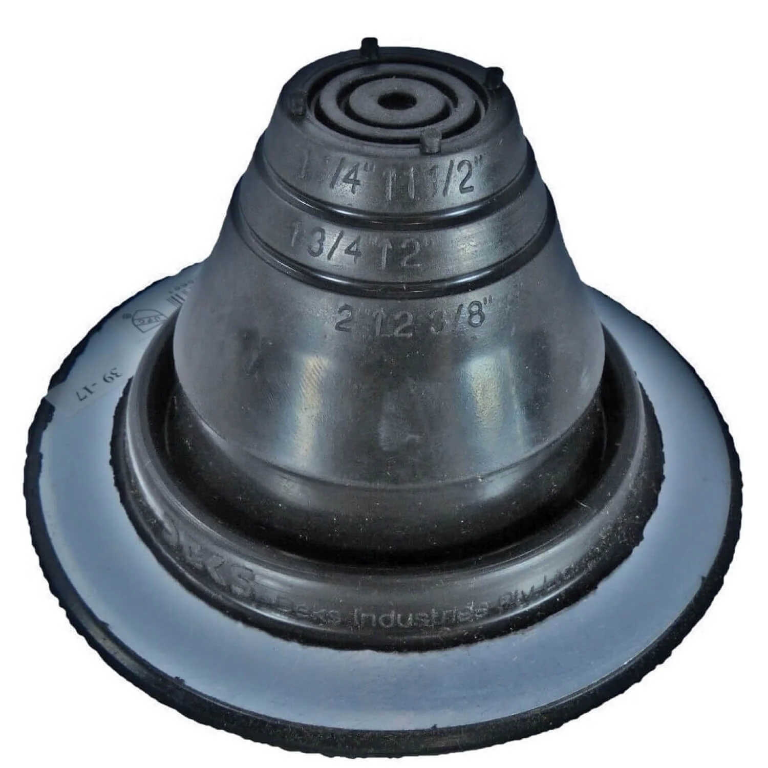 Dektite ROUND Black EPDM flexible Pipe Flashing, Roof Jack, Pipe Booting Flashing - Image 15