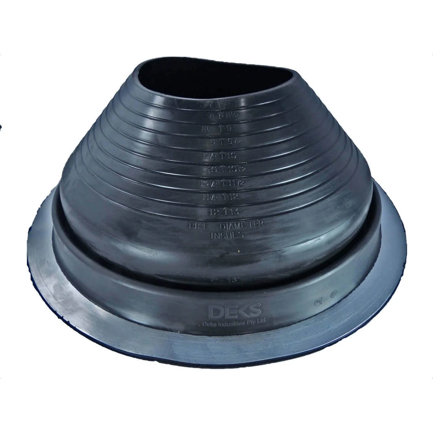 Dektite ROUND Black EPDM flexible Pipe Flashing, Roof Jack, Pipe Booting Flashing - Image 29