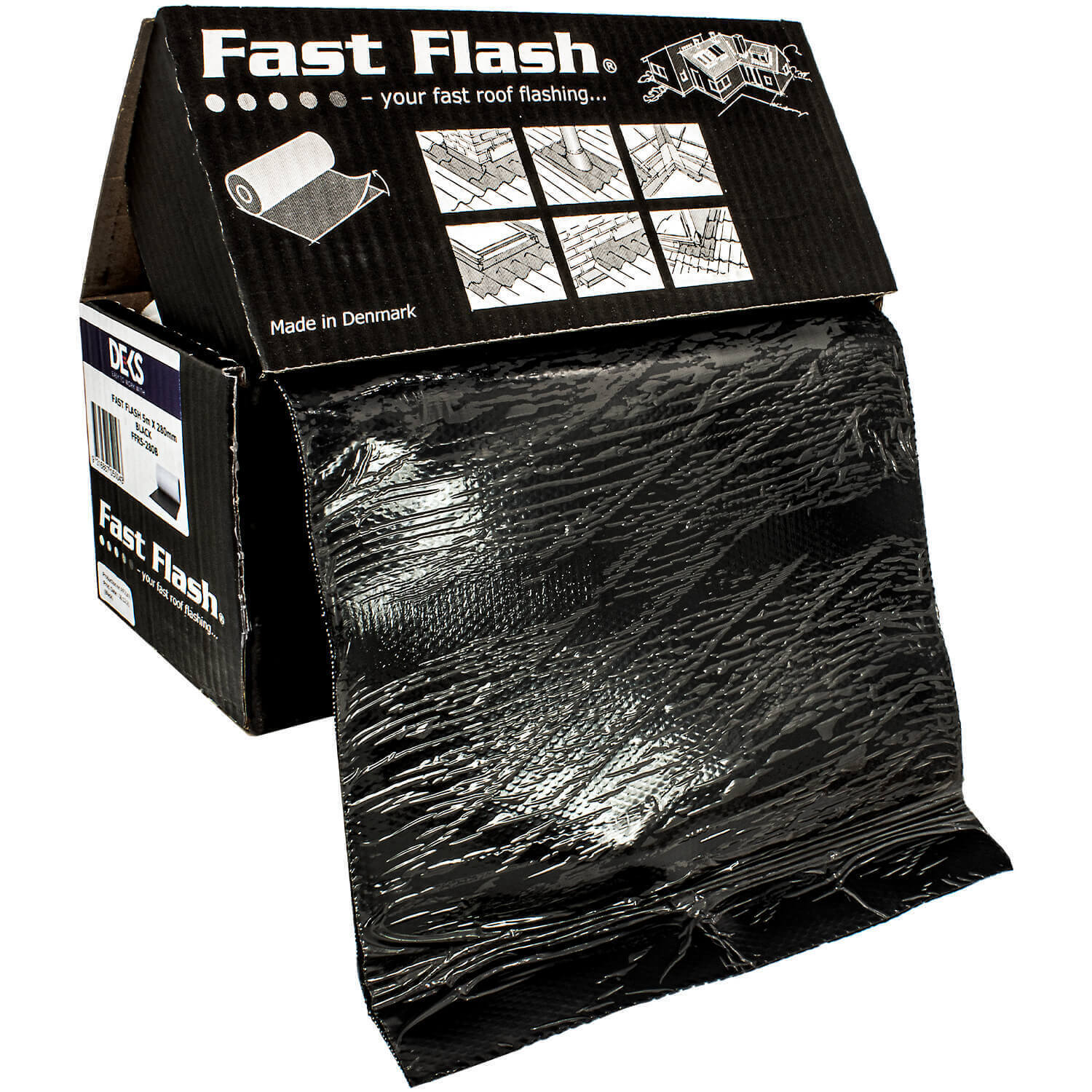 Dektite Self-adhesive Fast Flash Flashing For Most Roofing Materials - 11" x 16 Feet Polymer Roll And 22" x 16 Feet Polymer Roll - Image 6