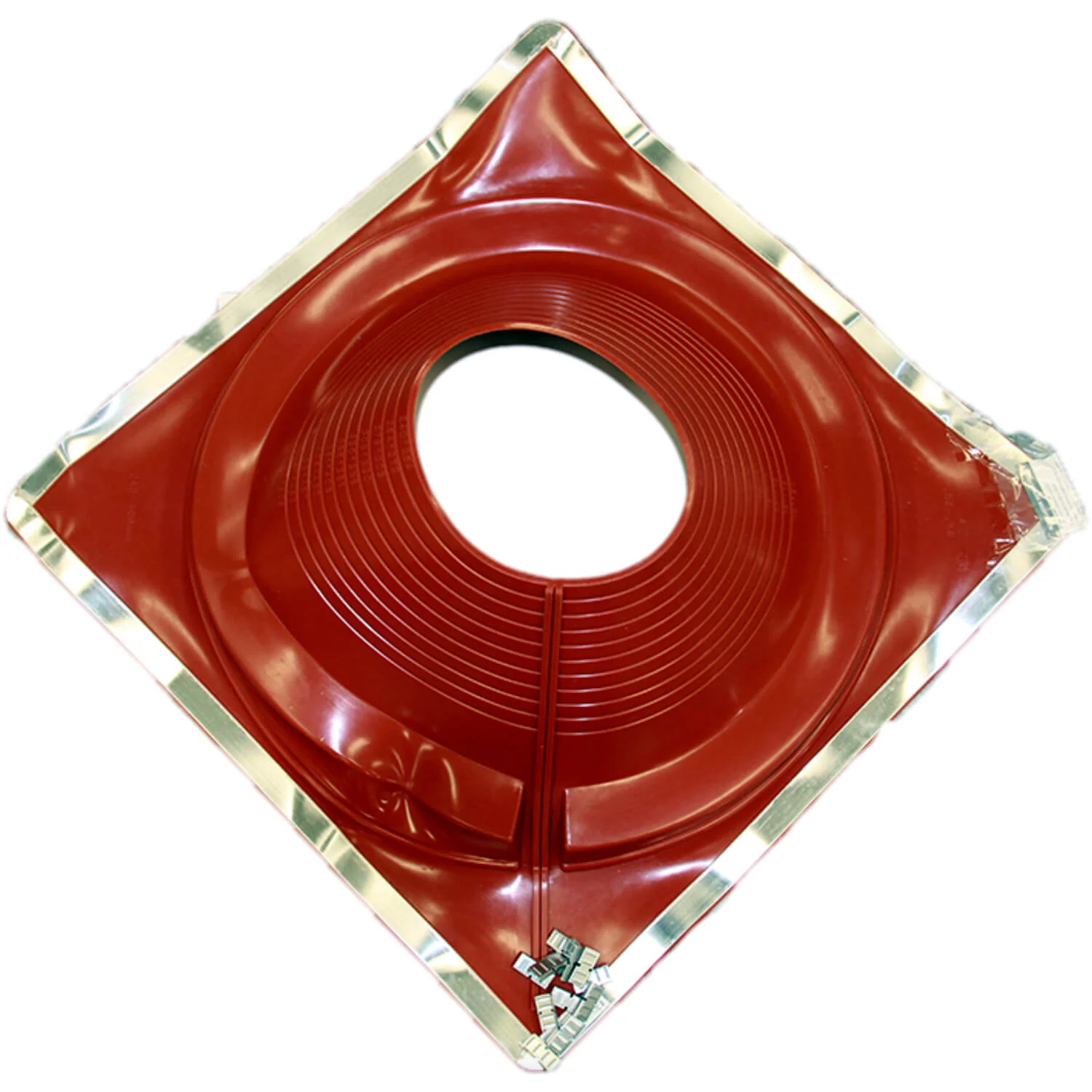Dektite Square Base Combo Pipe Flashing Boot – Red High Temp Silicone Roof Flashing - Image 10