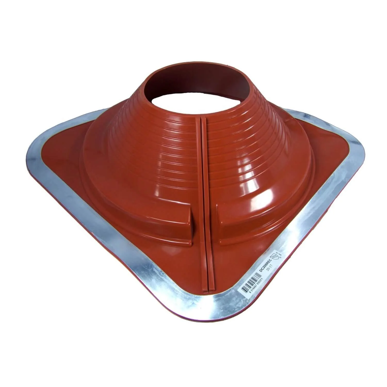 Dektite Square Base Combo Pipe Flashing Boot – Red High Temp Silicone Roof Flashing - Image 24