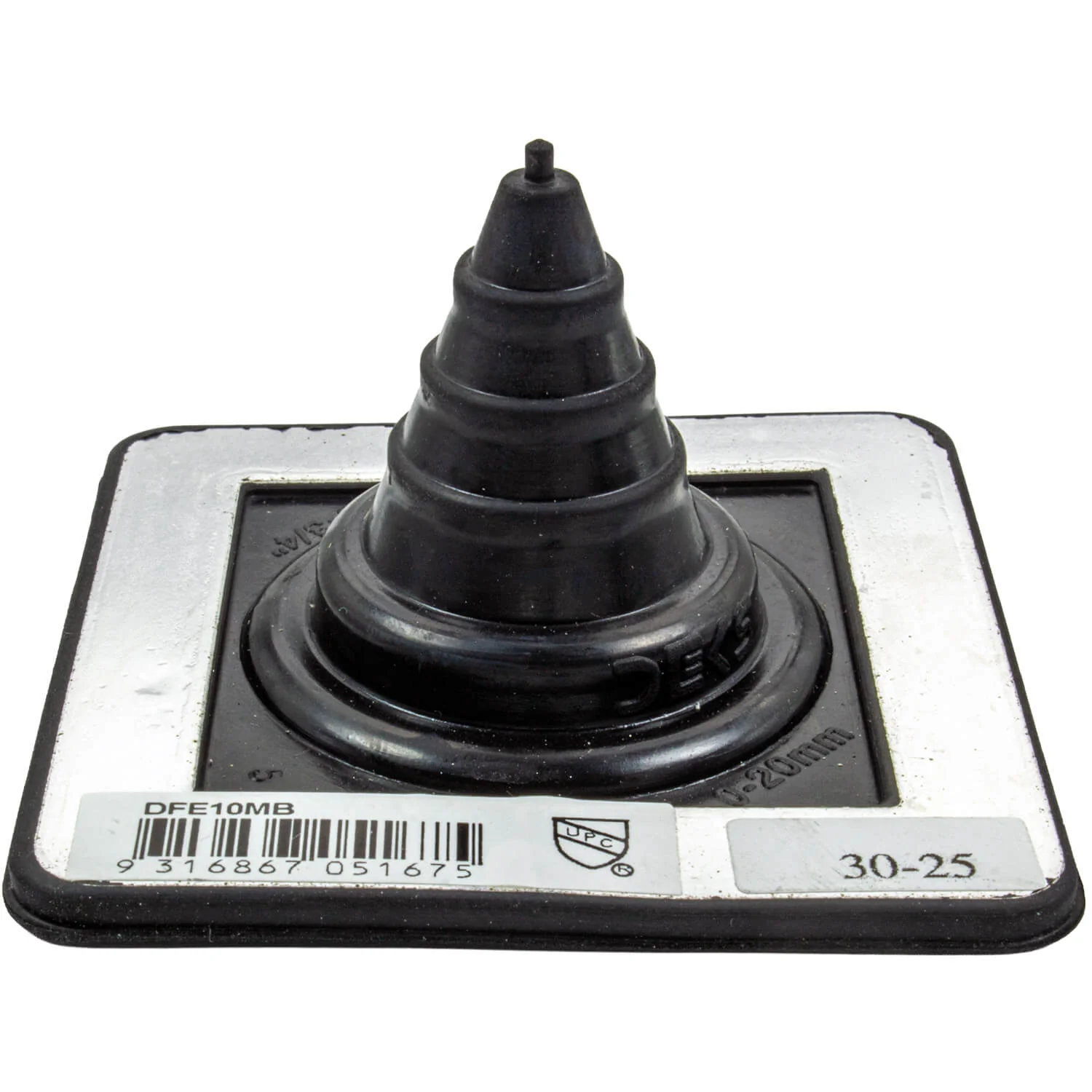 DEKTITE SQUARE BLACK EPDM Flexible Pipe Flashing, Roof Jack, Pipe Boot Flashing Dektite - Image 12
