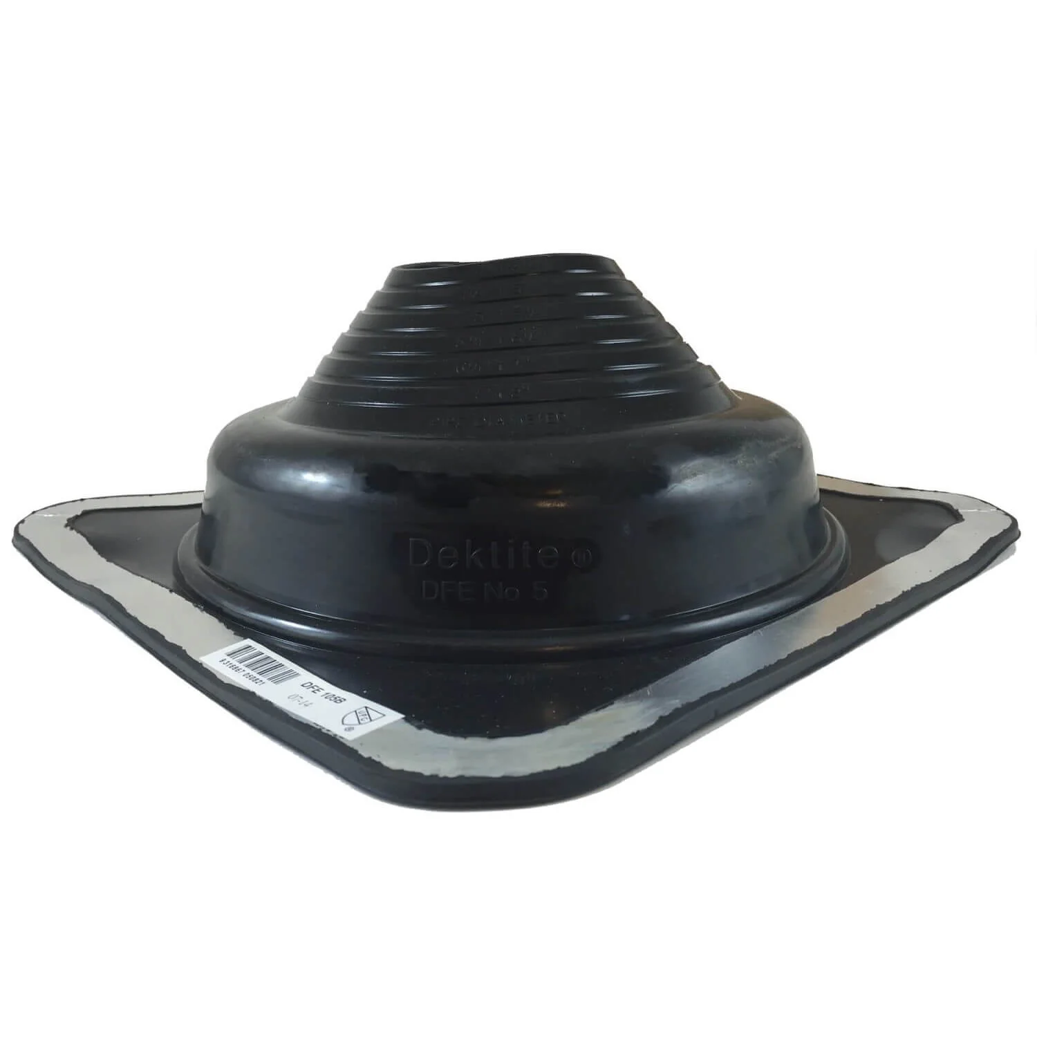 DEKTITE SQUARE BLACK EPDM Flexible Pipe Flashing, Roof Jack, Pipe Boot Flashing Dektite - Image 16