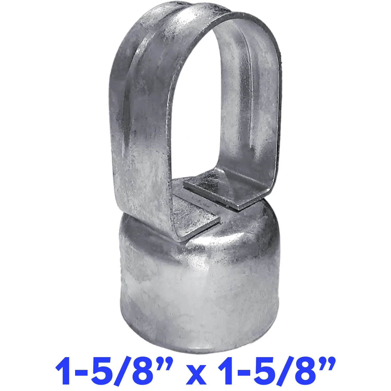 Galvanized Pressed Steel Chain Link Fence Loop Cap (Eye Top) - Image 16