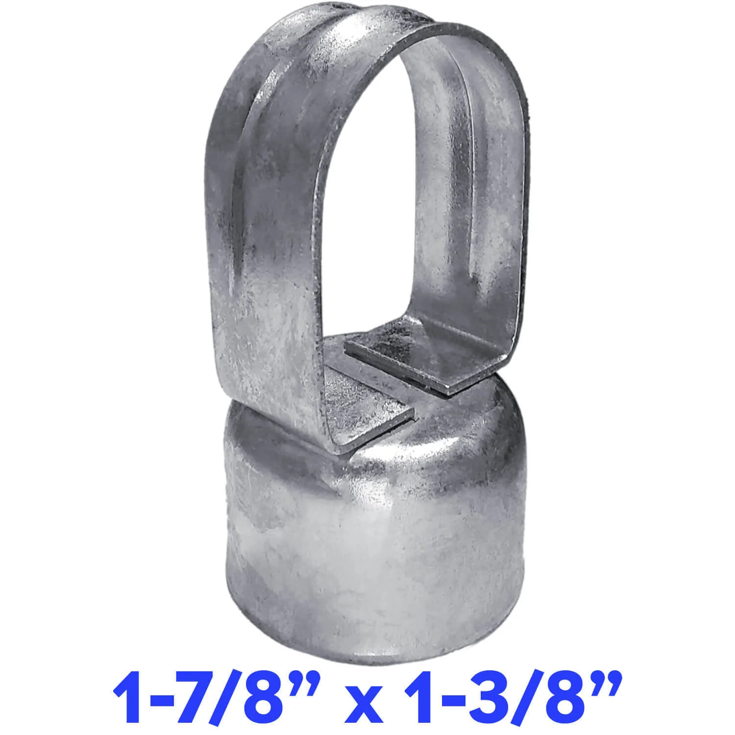 Galvanized Pressed Steel Chain Link Fence Loop Cap (Eye Top) - Image 6