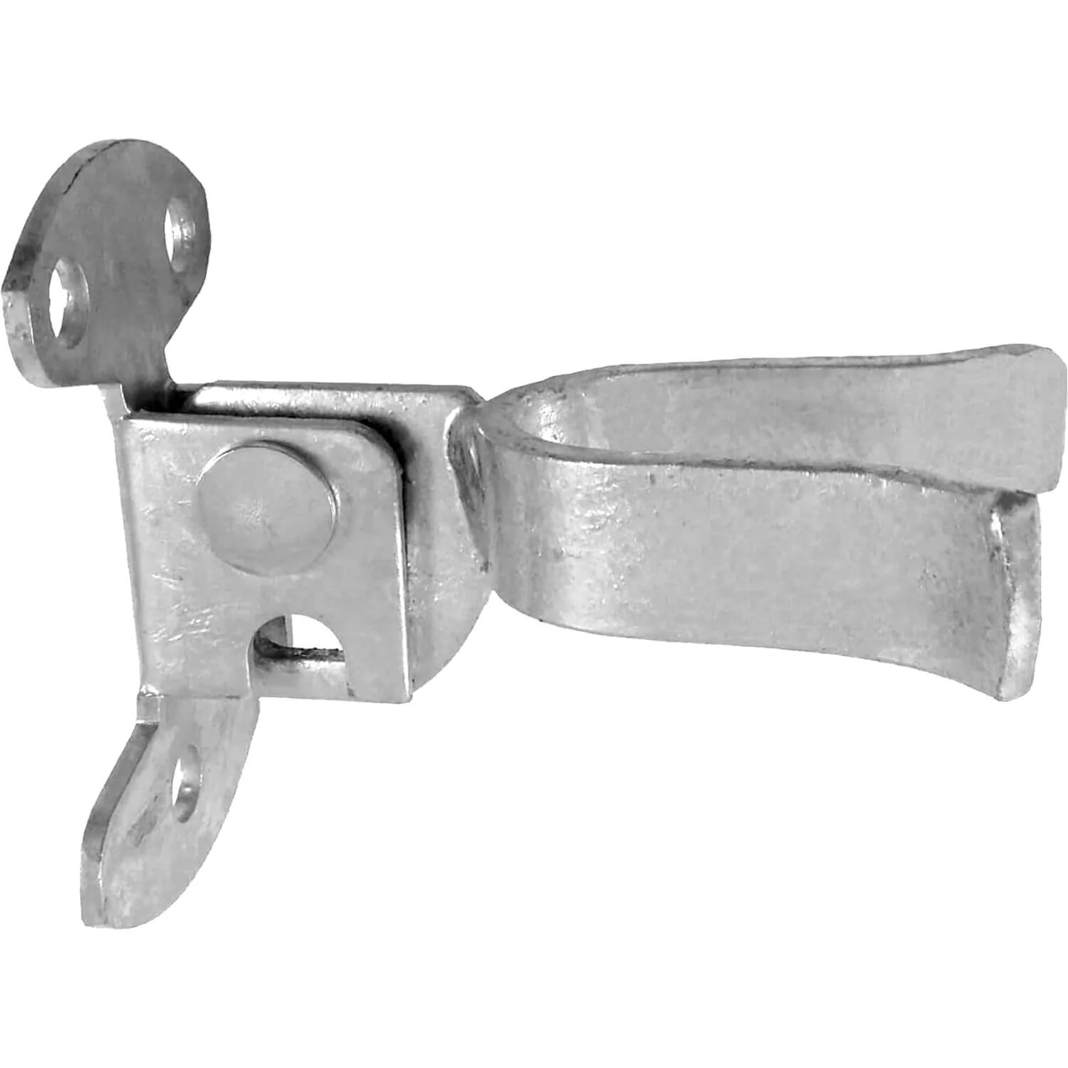 Galvanized Wall Mount (Flat Back) Fork Gate Latch -  Easily Mounts to Wooden Gate Post or Wall with Screws or Lag Bolts - Image 11