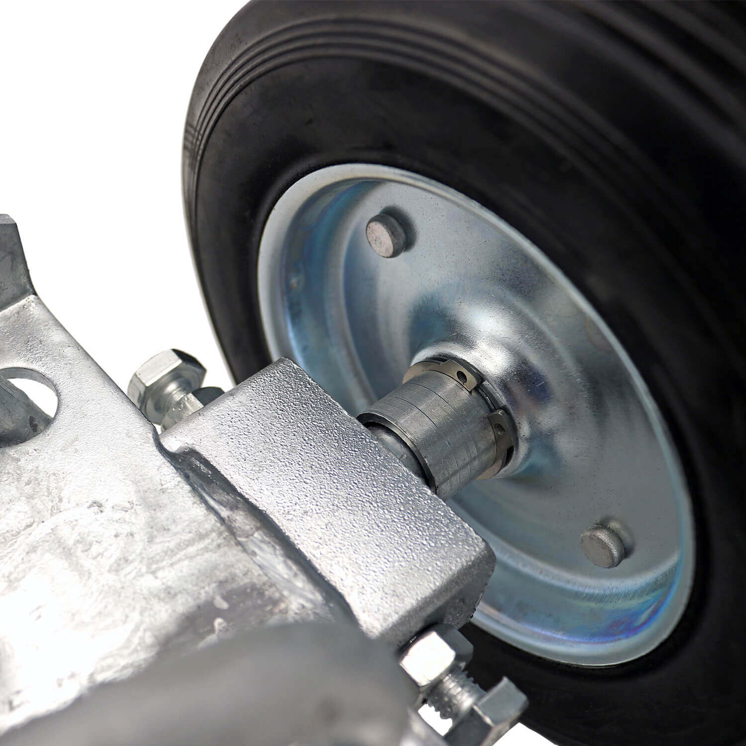 Gate Wheel Carriers for Chain Link Fence Rolling/Sliding Gates. Various Styles and Widths, Hard Rubber Wheels and Pneumatic Rubber Wheels - Image 3