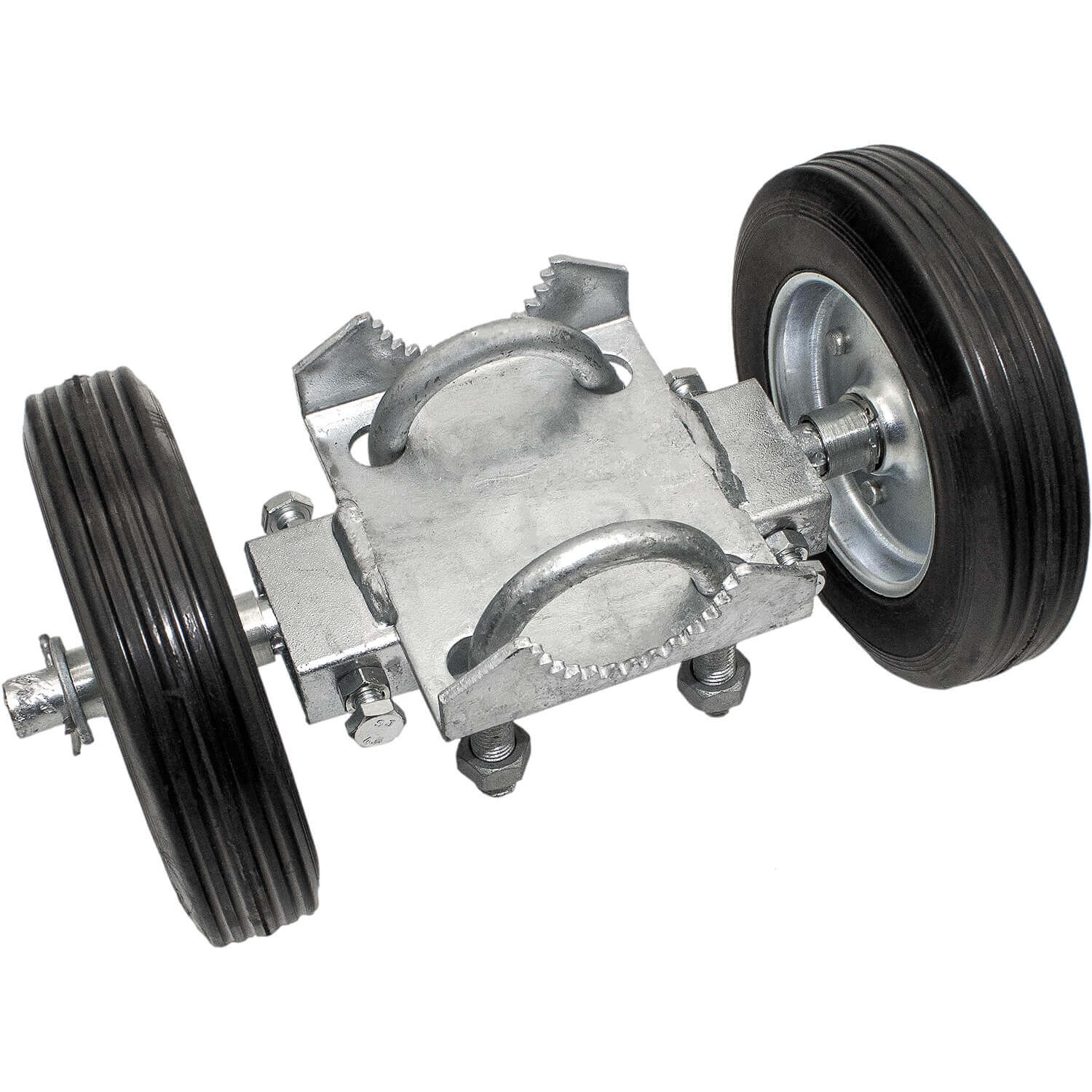 Gate Wheel Carriers for Chain Link Fence Rolling/Sliding Gates. Various Styles and Widths, Hard Rubber Wheels and Pneumatic Rubber Wheels - Image 6