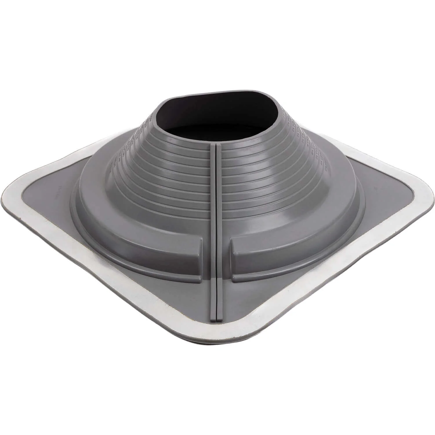 GRAY DEKTITE SQUARE BASE COMBO PIPE FLASHING BOOT:  EPDM Square Base Flexible Pipe Flashing Dektite - Image 9