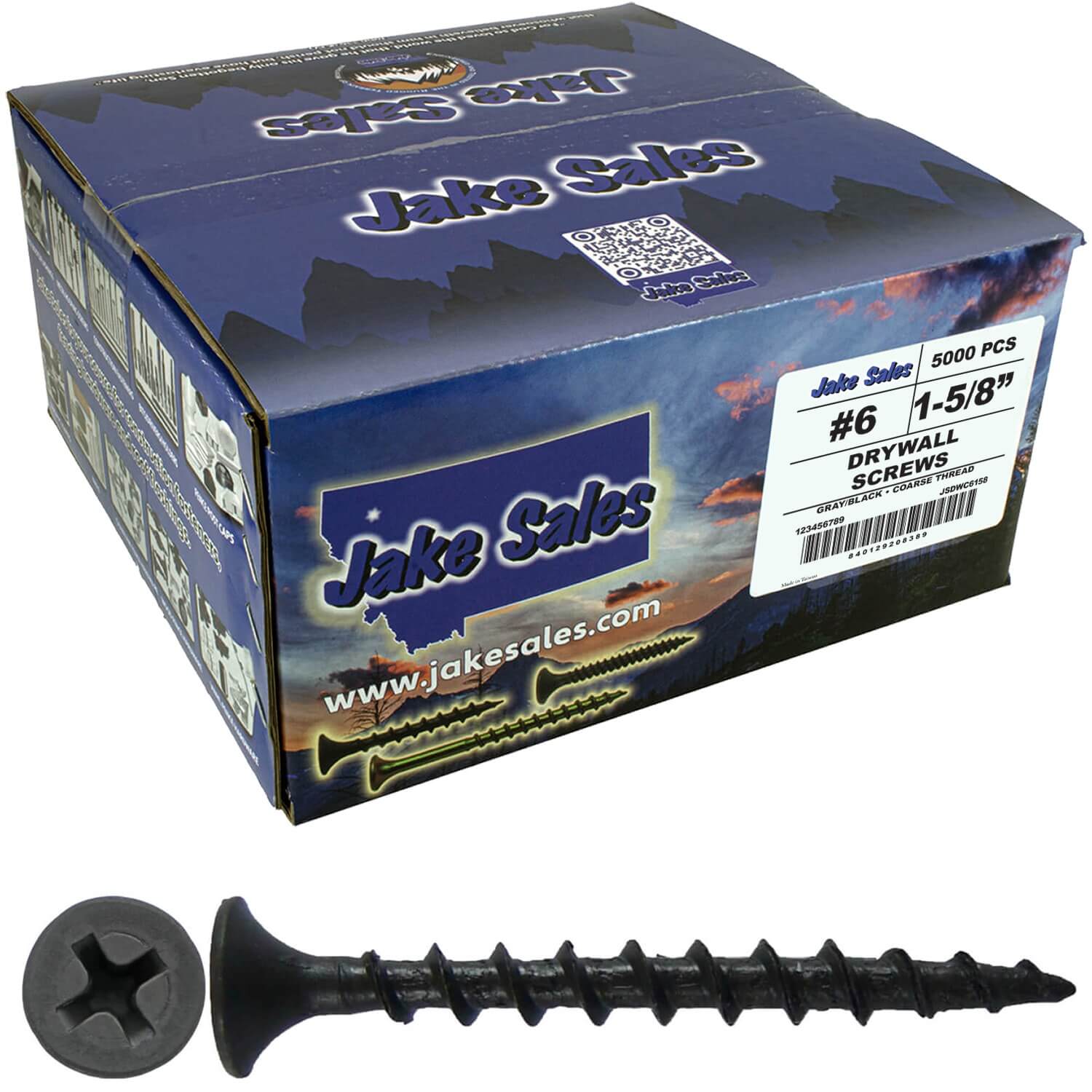 Gray Phosphate Coarse Thread Drywall Screws - Drywall, Gypsum board, Sheet rock, Plasterboard Screws. Use for all purpose wood screws. - Image 11