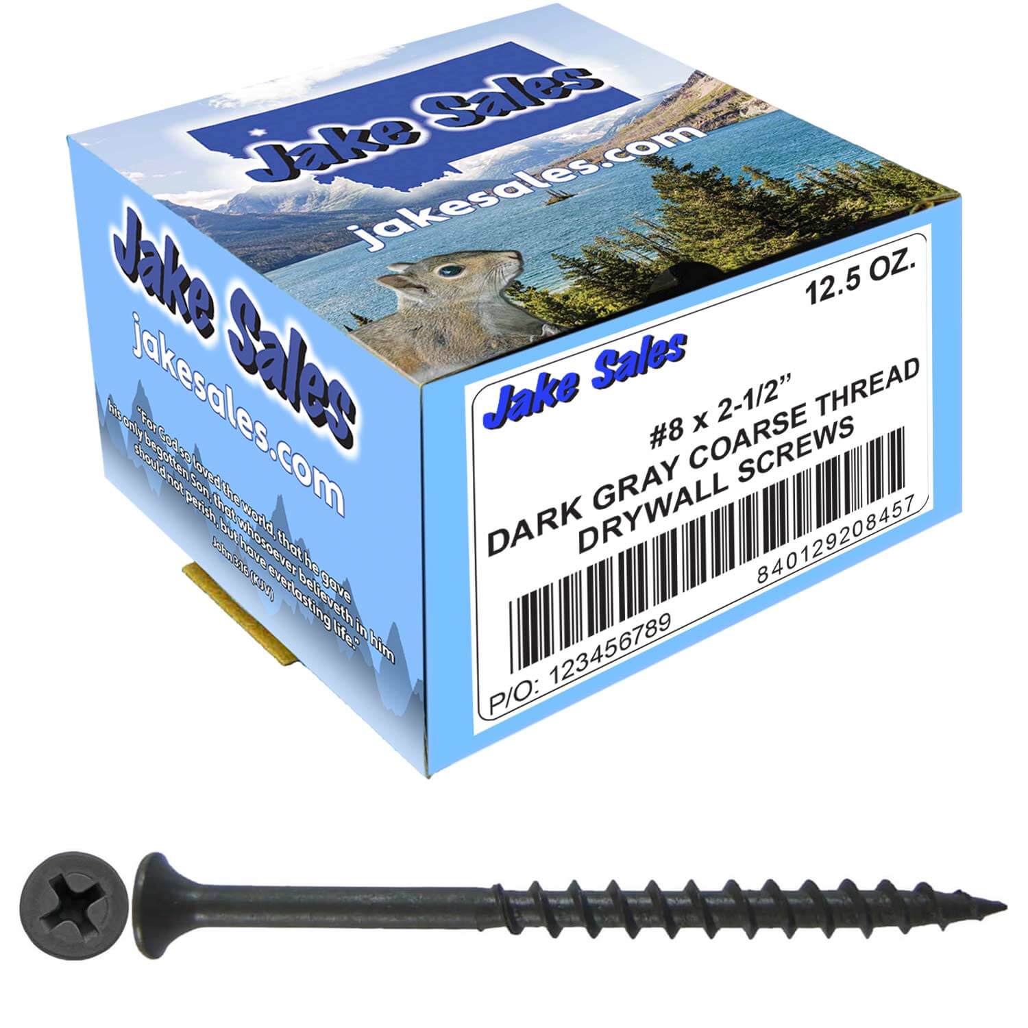 Gray Phosphate Coarse Thread Drywall Screws - Drywall, Gypsum board, Sheet rock, Plasterboard Screws. Use for all purpose wood screws. - Image 44