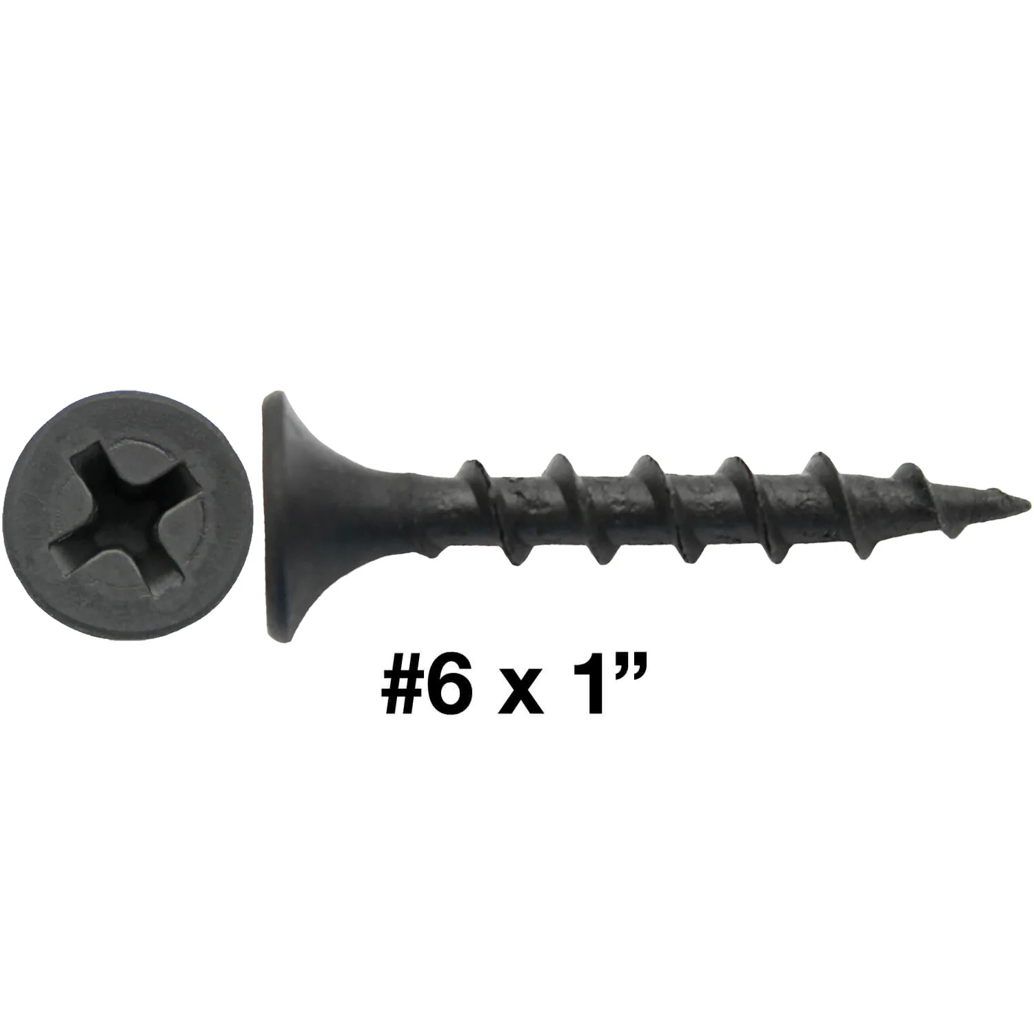 Gray Phosphate Coarse Thread Drywall Screws - Drywall, Gypsum board, Sheet rock, Plasterboard Screws. Use for all purpose wood screws. - Image 70