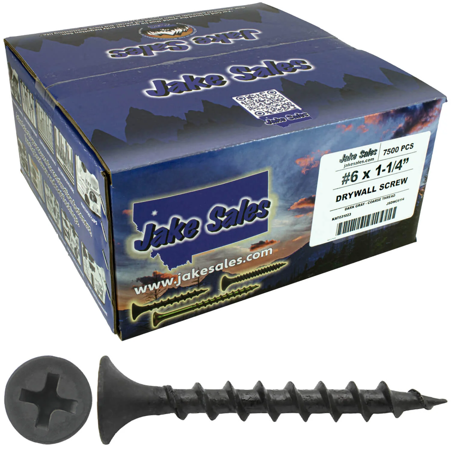 Gray Phosphate Coarse Thread Drywall Screws - Drywall, Gypsum board, Sheet rock, Plasterboard Screws. Use for all purpose wood screws. - Image 8