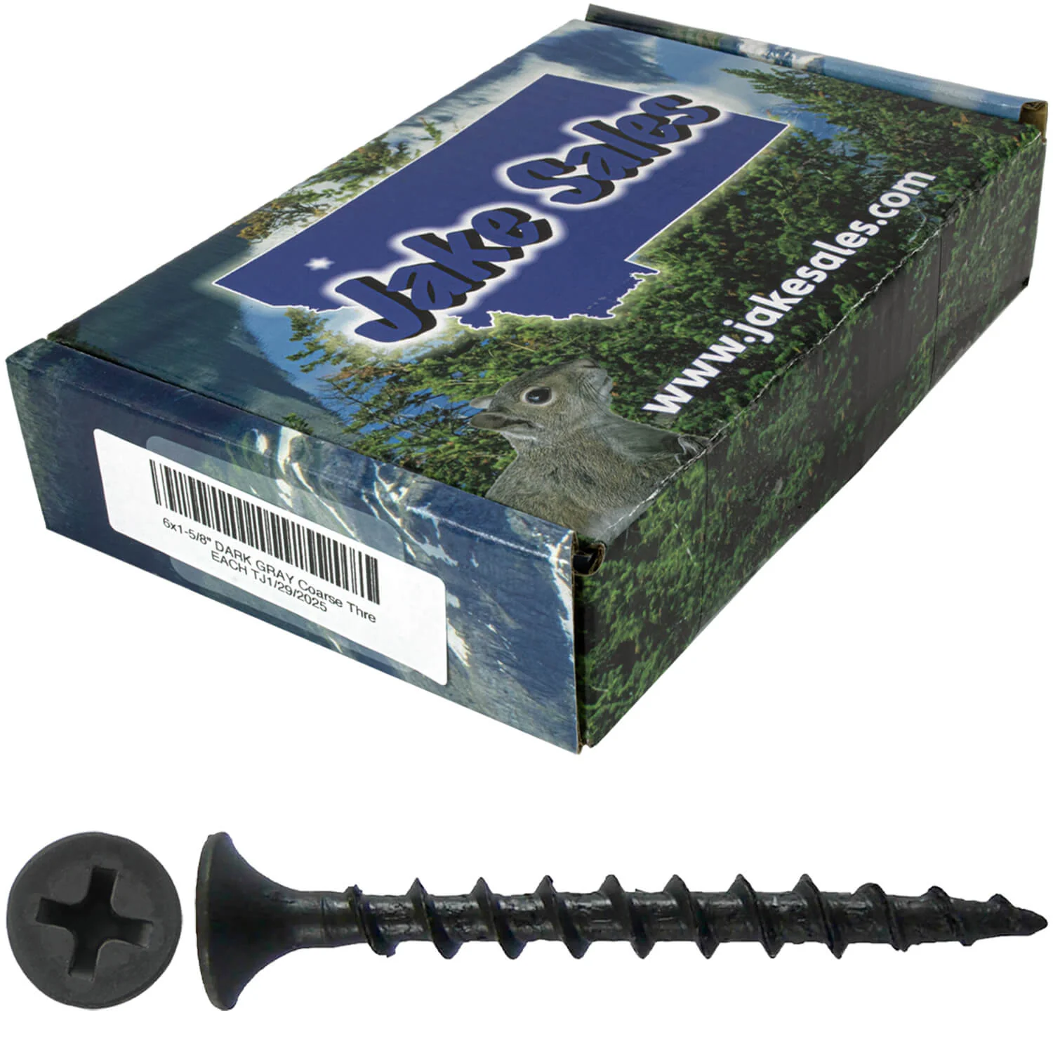 Gray Phosphate Coarse Thread Drywall Screws - Drywall, Gypsum board, Sheet rock, Plasterboard Screws. Use for all purpose wood screws. - Image 87