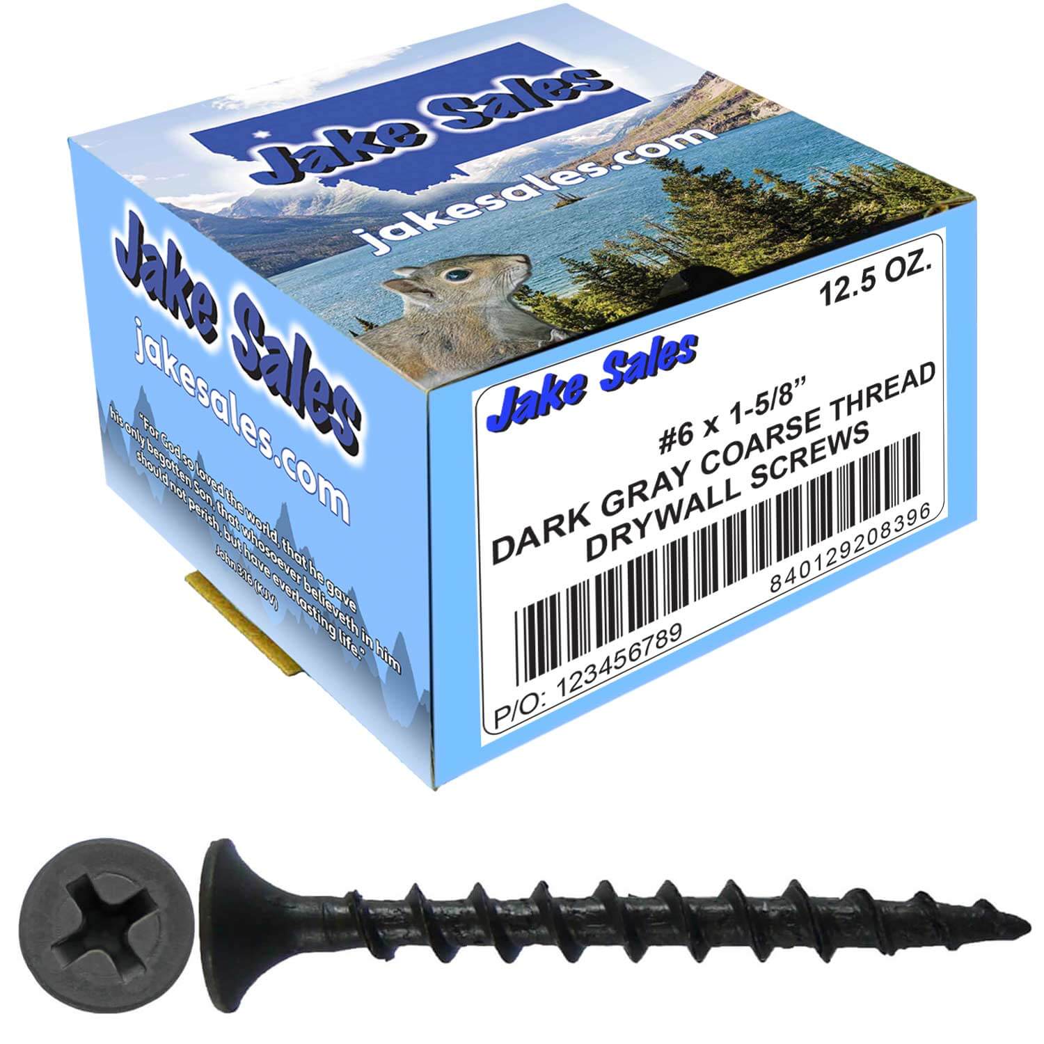 Gray Phosphate Coarse Thread Drywall Screws - Drywall, Gypsum board, Sheet rock, Plasterboard Screws. Use for all purpose wood screws. - Image 9