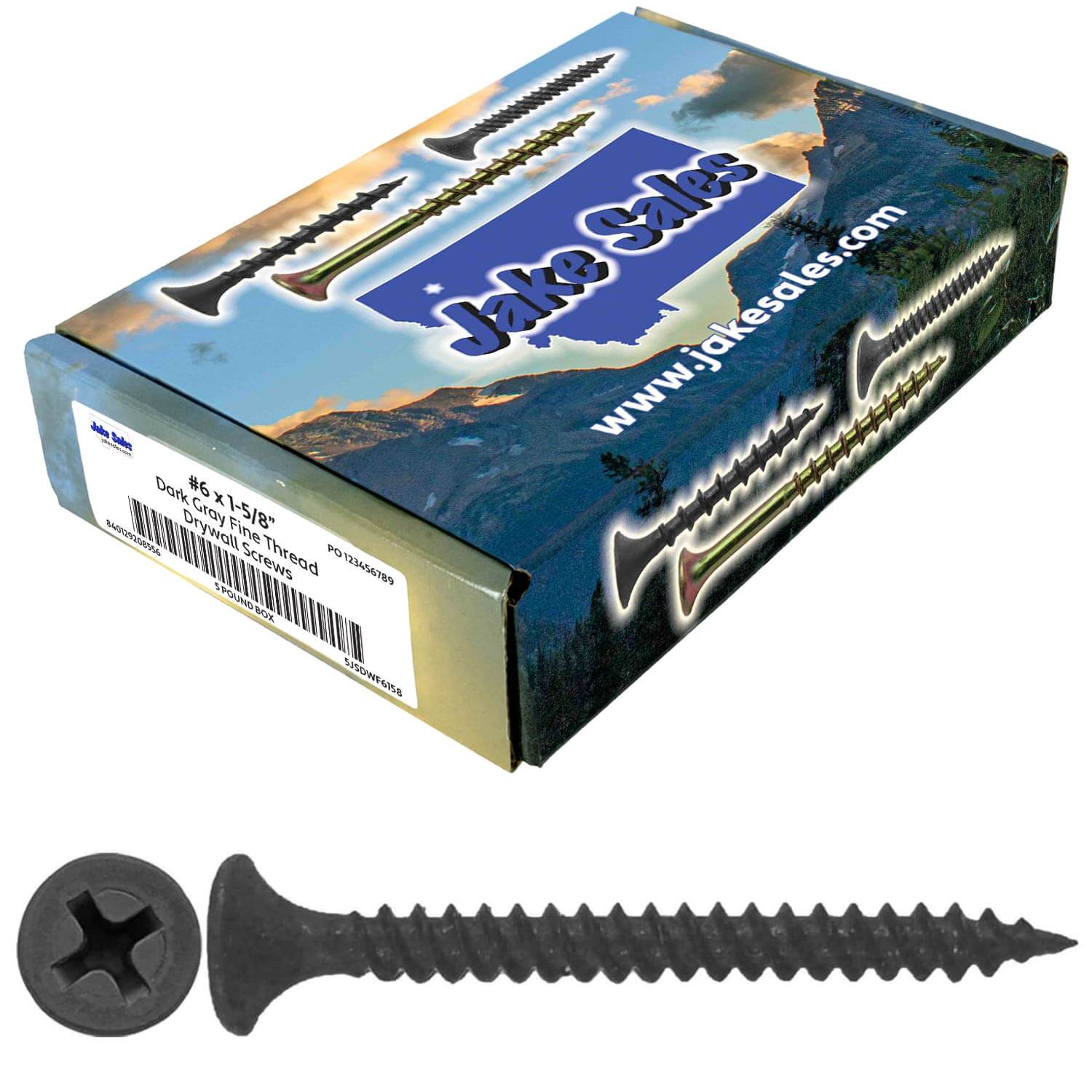 Gray Phosphate Fine Thread Drywall Screws – Drywall, Gypsum, Sheetrock, Wood - Image 10