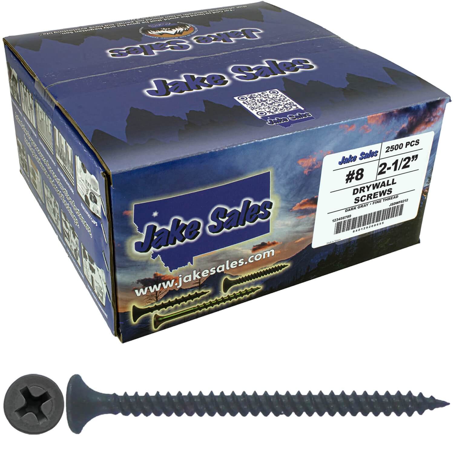 Gray Phosphate Fine Thread Drywall Screws – Drywall, Gypsum, Sheetrock, Wood - Image 173