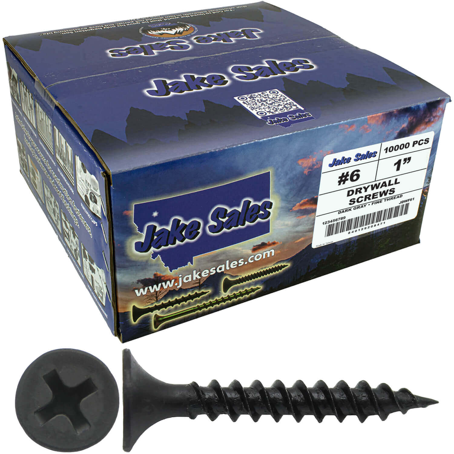 Gray Phosphate Fine Thread Drywall Screws – Drywall, Gypsum, Sheetrock, Wood - Image 5