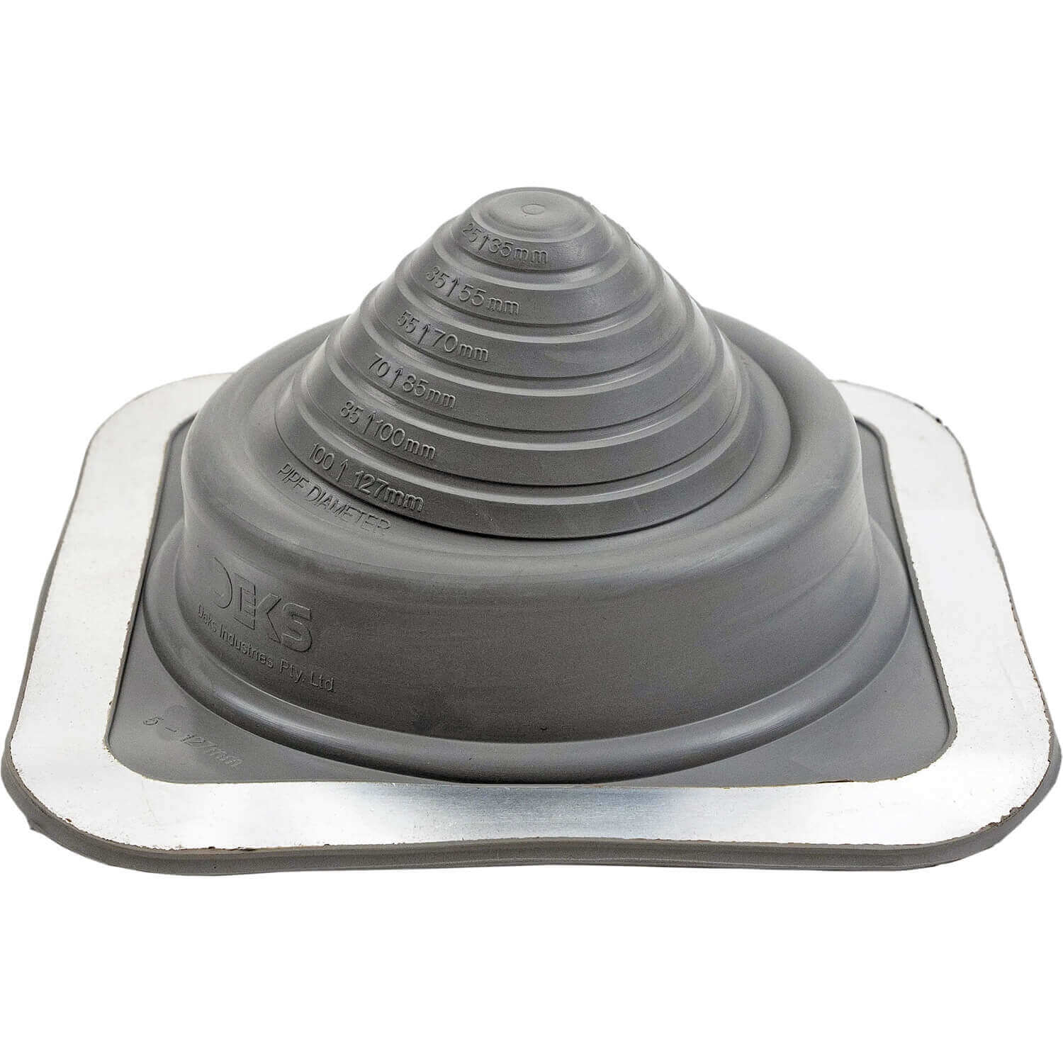 GRAY Square Base EPDM Flexible Pipe Flashing - Image 5
