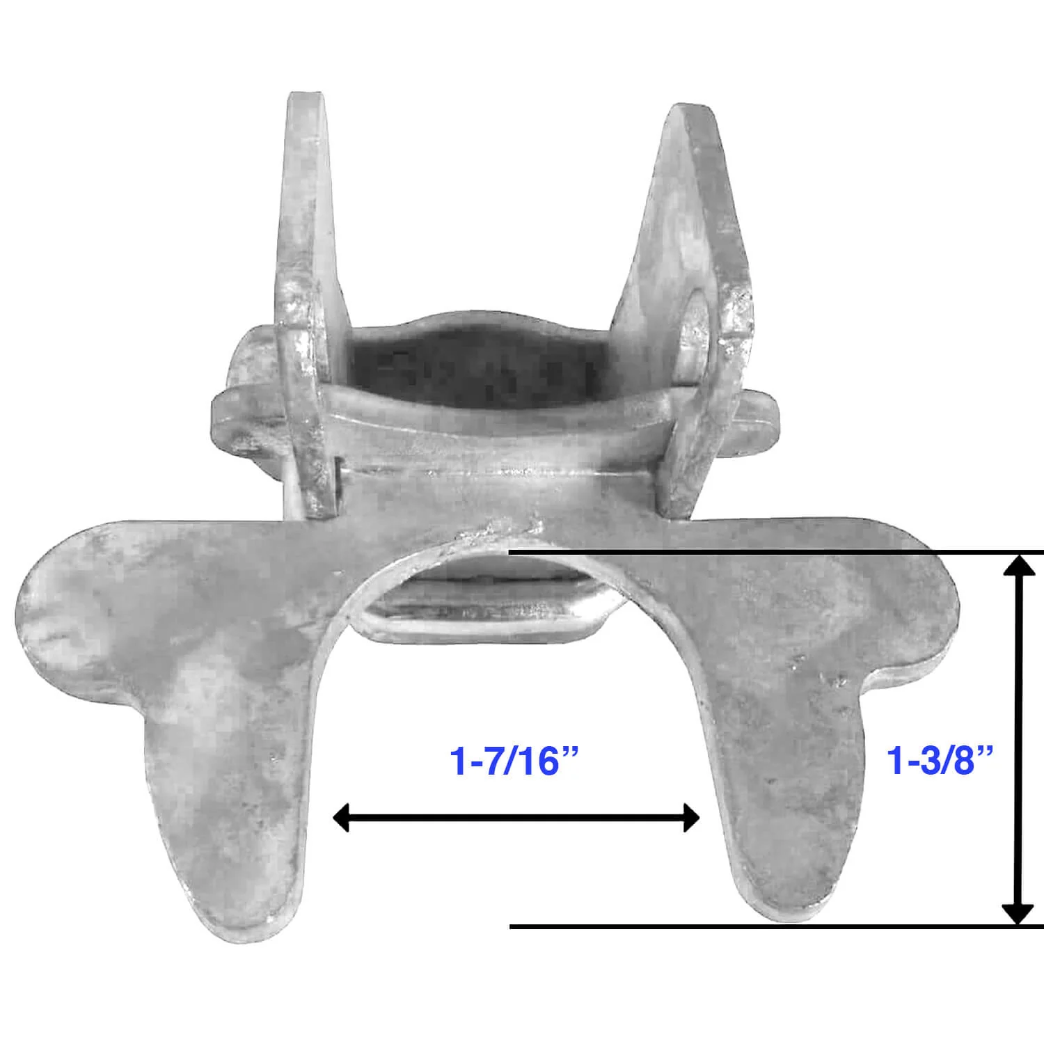 Kennel Gate Latch for Dog Kennel. Fits 1-3/8" Gate Frame & 1-3/8" Gate Post. Made of galvanized steel to prevent rust and corrosion - Image 10
